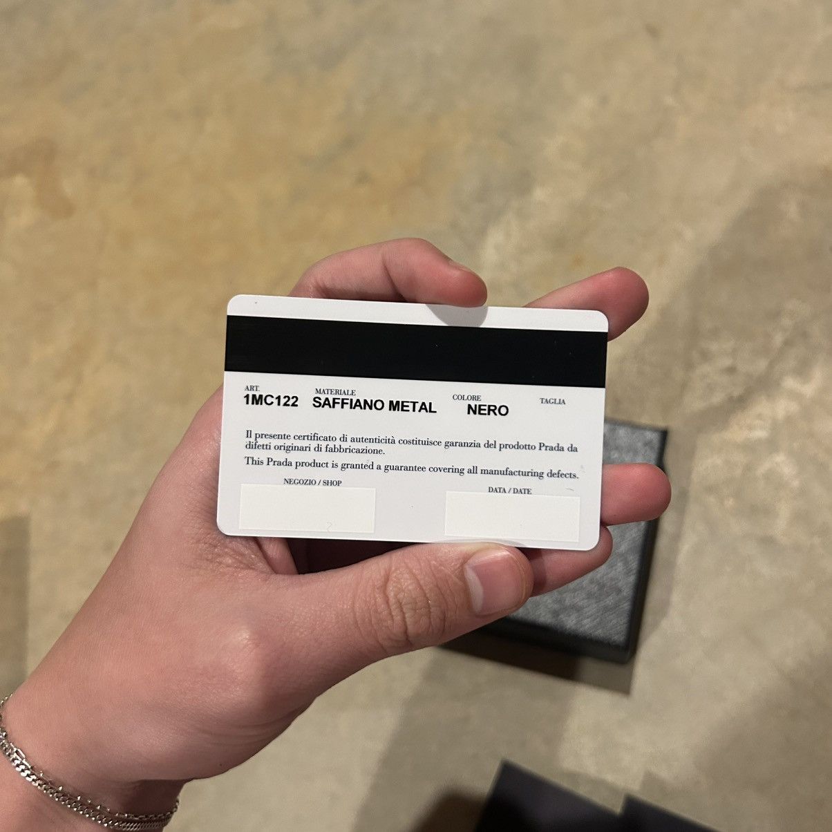 Designer × Prada Brand New Prada Saffiano Leather Card Holder Nero Black Size ONE SIZE - 19 Thumbnail