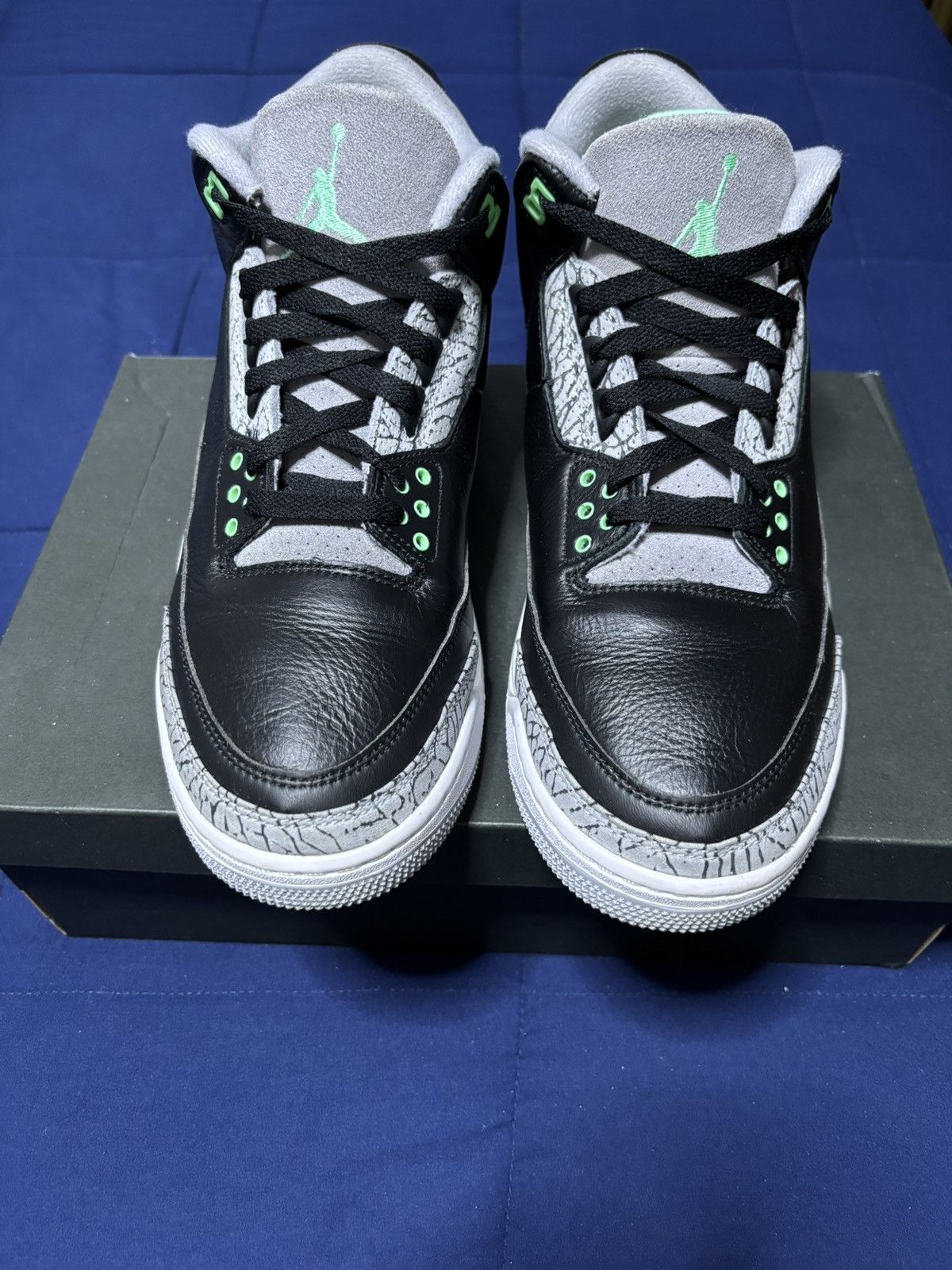 Jordan Brand Jordan 3 Retro Green Glow 2024 Size 12 Size US 12 / EU 45 - 1 Thumbnail