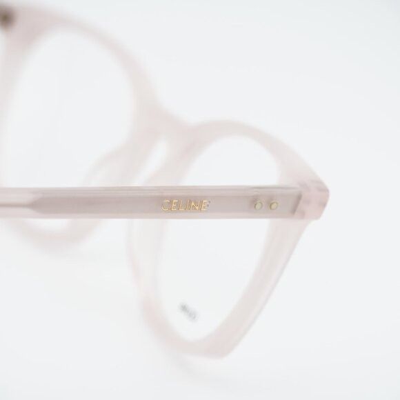 Celine Celine CL50058I 072 Eyeglasses Shiny Light Pink 50mm Square Size ONE SIZE - 6 Thumbnail