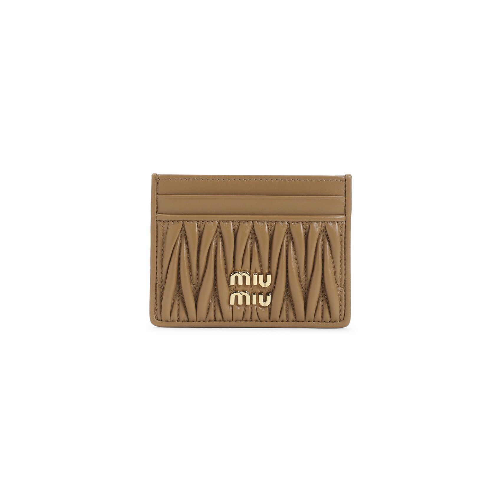 Miu Miu Miu Miu Lamb Leather Cardholder Size ONE SIZE - 1 Thumbnail