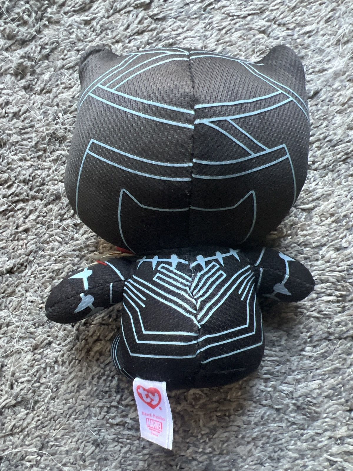Marvel Comics 2020 Marvel Ty Black Panther Beanie Baby Size ONE SIZE - 2 Thumbnail
