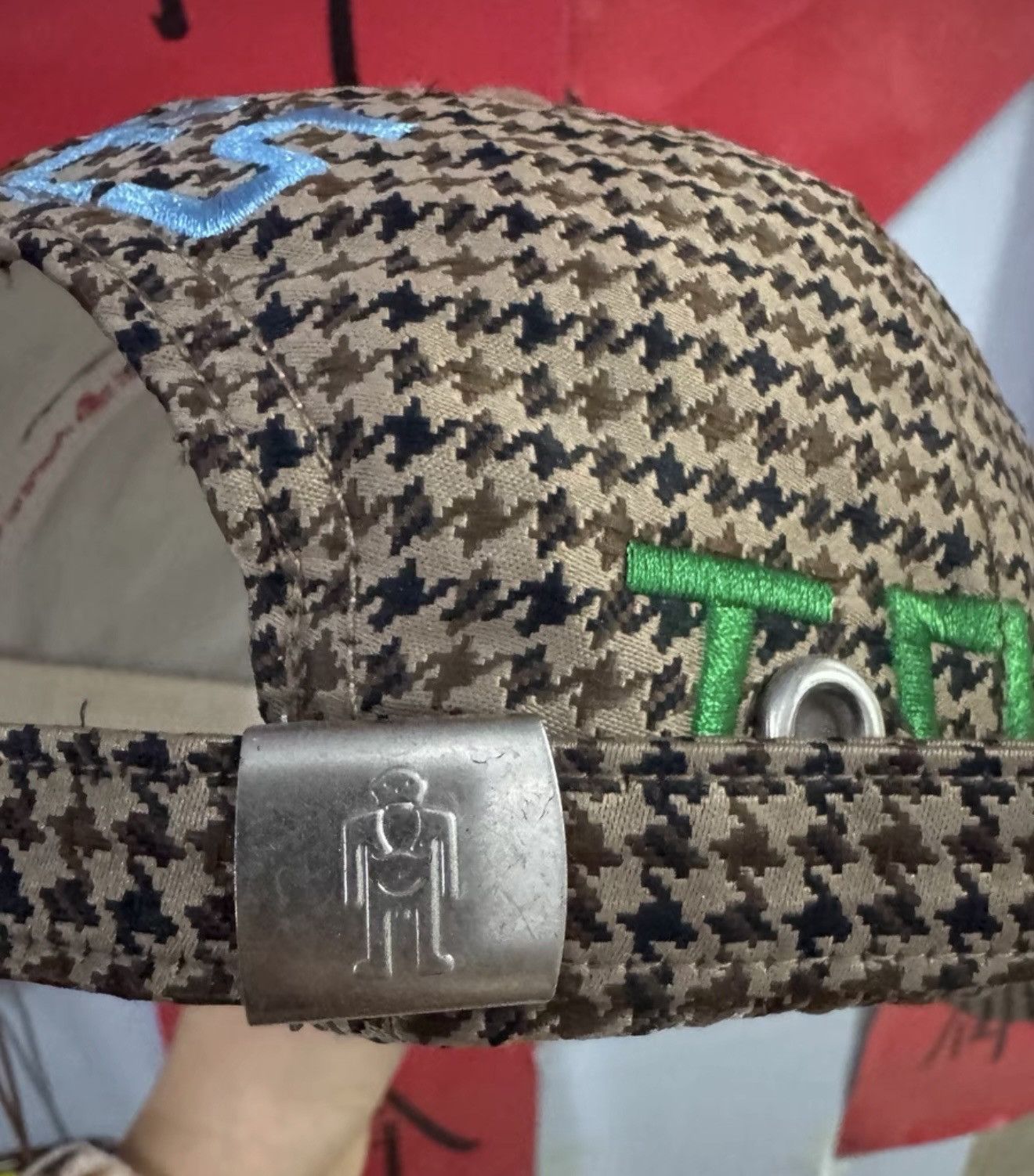 Walter Van Beirendonck Walter Van Beirendonck 23FW Houndstooth Baseball Cap Size ONE SIZE - 3 Thumbnail