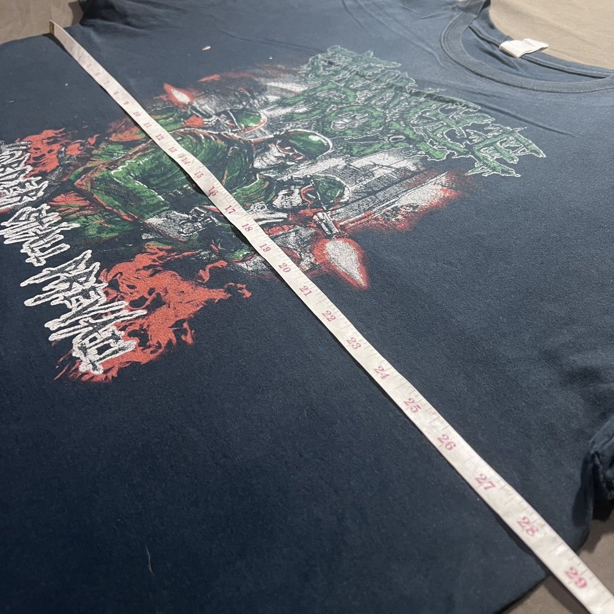 Band Tees Vintage Y2K Jungle Rot Tee 3XL Faded Oversized Death metal Size US XXL / EU 58 / 5 - 16 Thumbnail