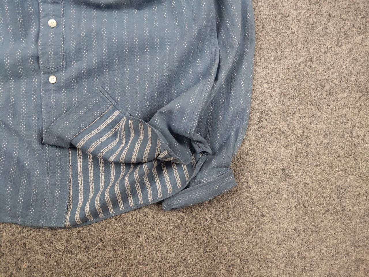 La Paz La Paz Design Casual Blue Pattern button Long sleeve Shirt Size US M / EU 48-50 / 2 - 6 Thumbnail