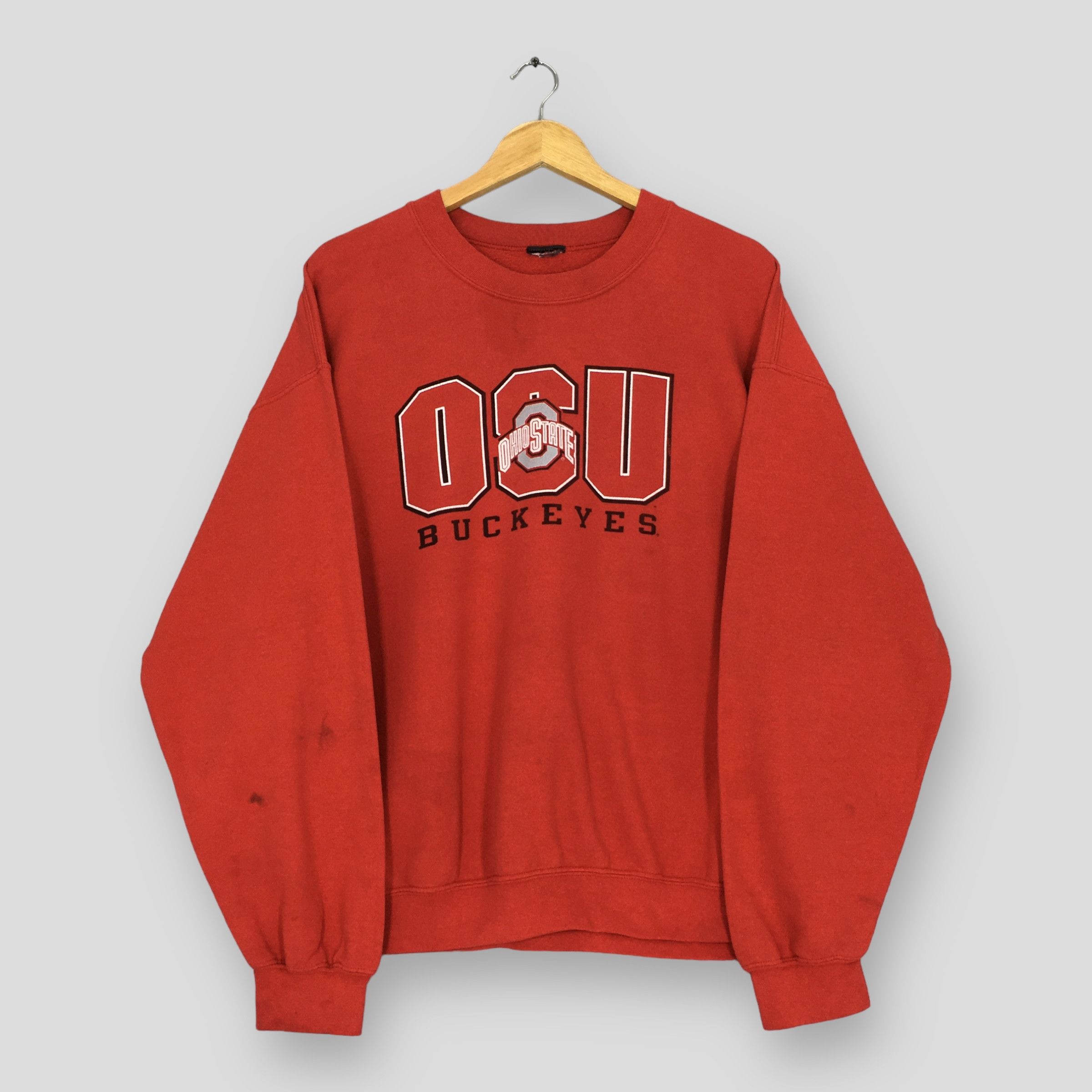 NCAA × Vintage Vintage 90s Ohio State Buckeyes NCAA Sweatshirt Large Size US L / EU 52-54 / 3 - 1 Thumbnail