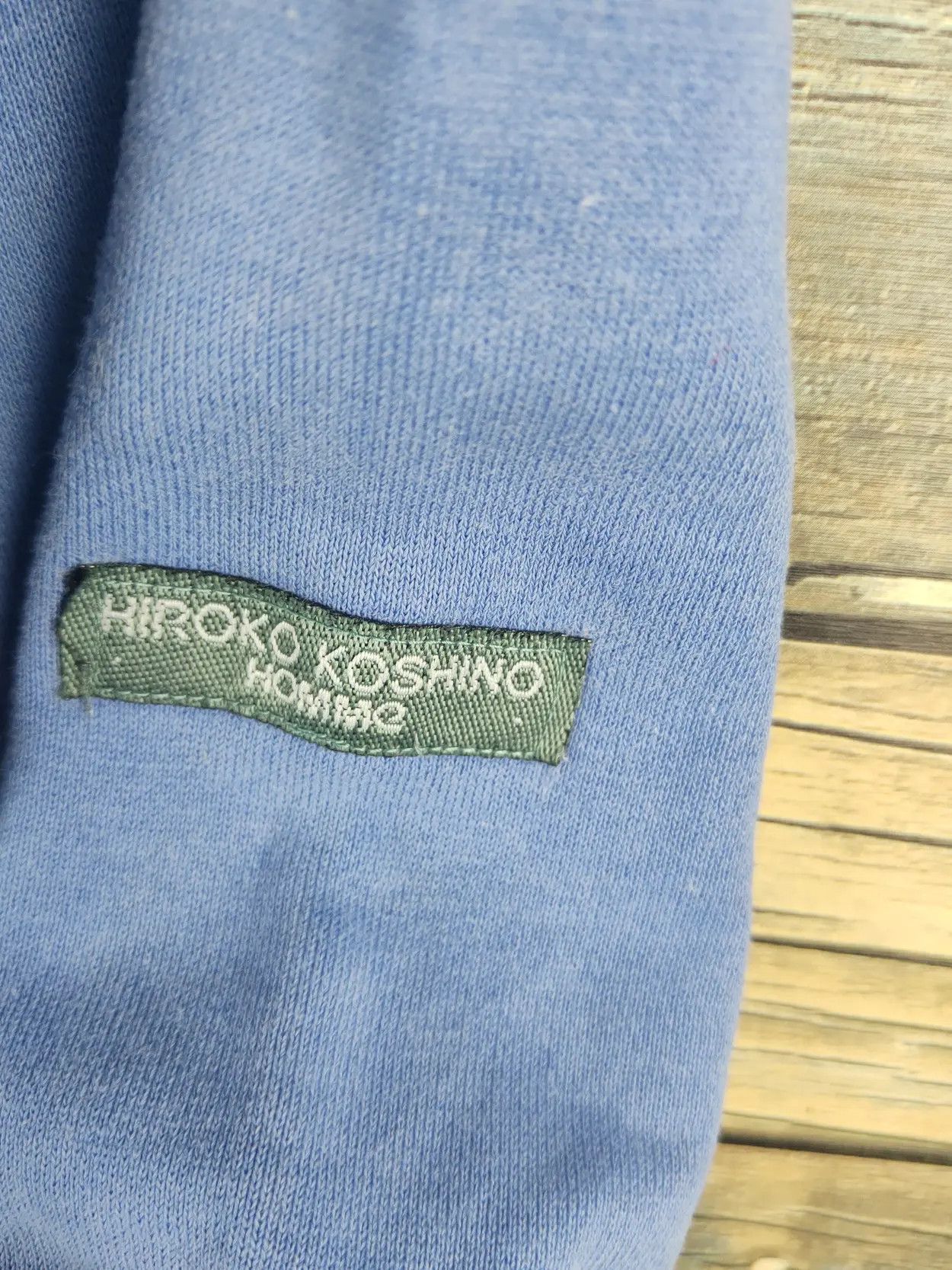 Hiroko Koshino Homme DL Hiroko Koshino Homme vintage Blue Sweatshirts #621T Size US M / EU 48-50 / 2 - 12 Thumbnail