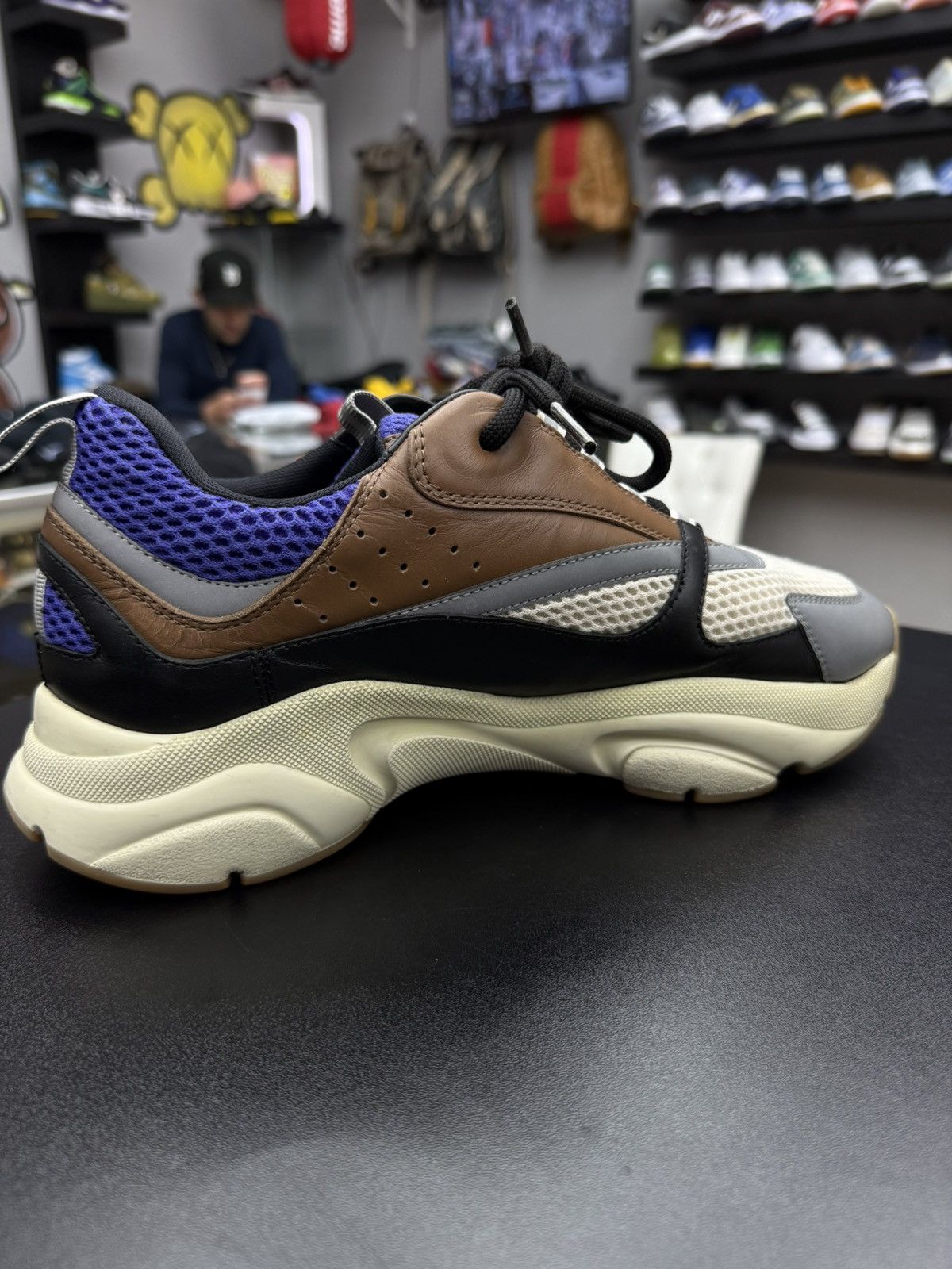 Dior Men’s Dior B22 Runner Brown Blue White Size 43 / 10US Size US 10 / EU 43 - 17 Thumbnail