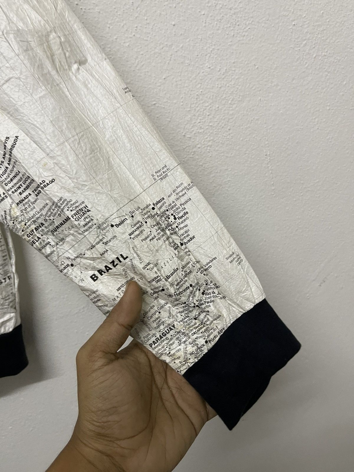 Other 90s KURT COBAIN STYLE MAPS JACKET BY LESLIE JORDAN Size US S / EU 44-46 / 1 - 17 Thumbnail