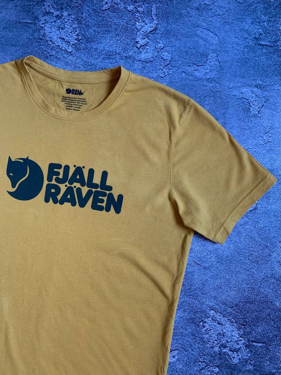 Fjallraven Fjällräven T-Shirt Yellow Logo Tee Men’s Cotton Size US M / EU 48-50 / 2 - 3 Thumbnail