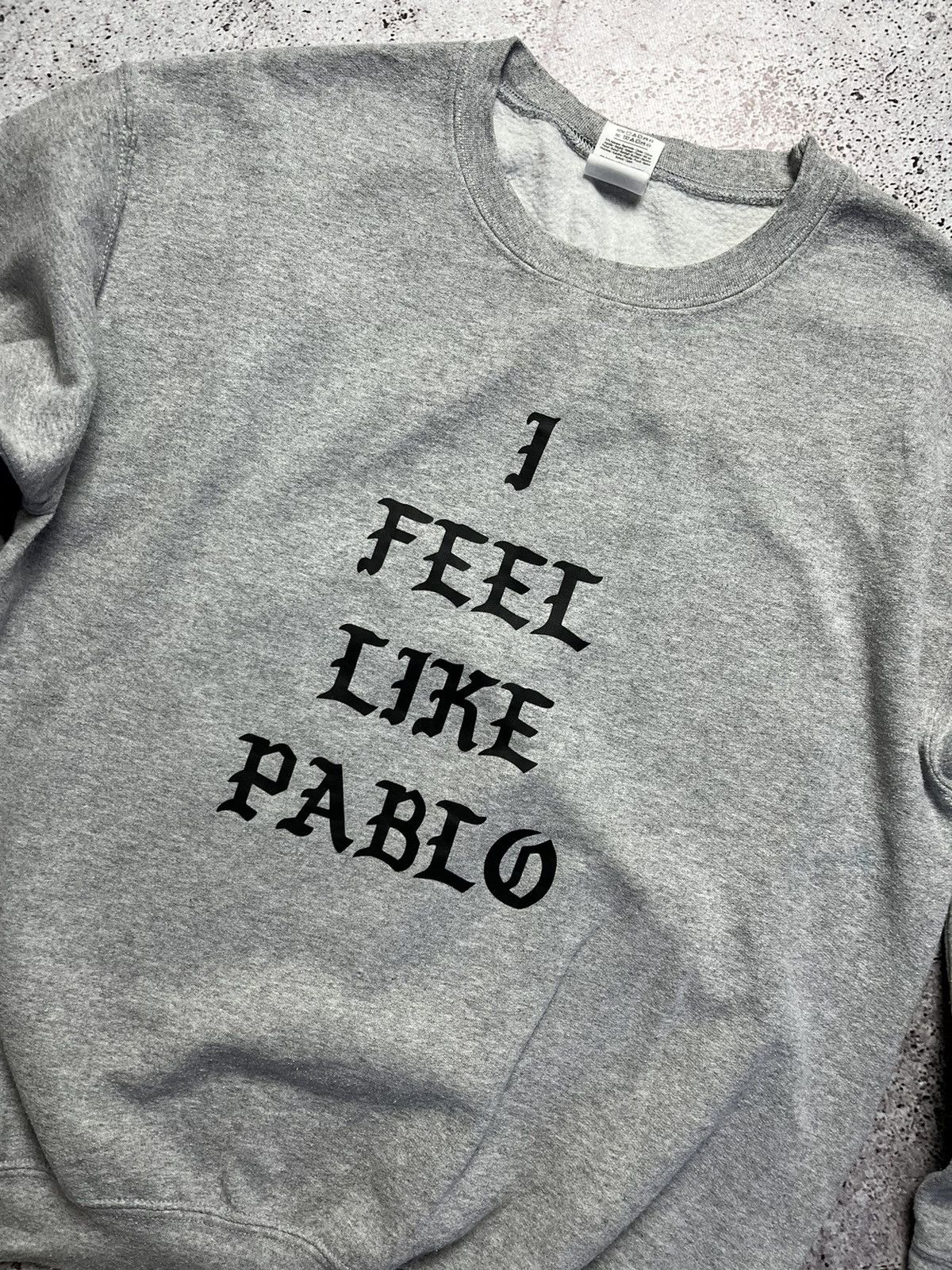 Other 🐉Vintage Sweatshirt Kenye West Style “I Feel Like Pablo” Size US M / EU 48-50 / 2 - 5 Thumbnail