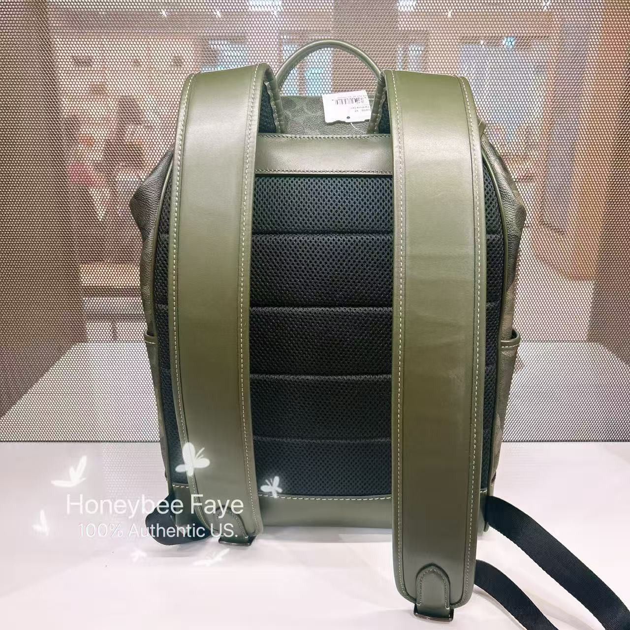 Coach Signature Camo League Flap Backpack In Signature Camo CAF98 Size ONE SIZE - 3 Thumbnail