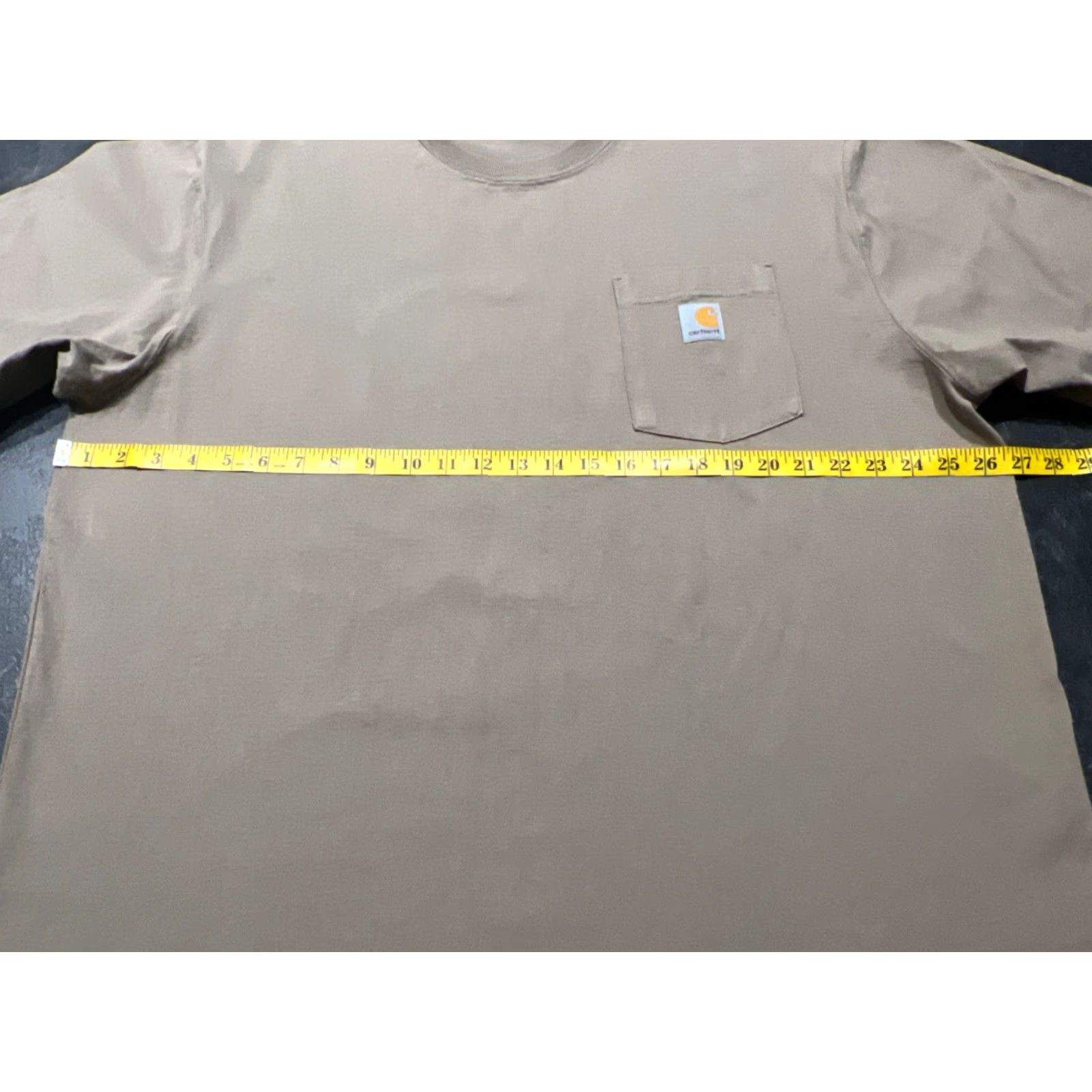 Carhartt Carhartt T-Shirt Shirt Short Sleeve Men XL Beige Pocket Loose Fit Size US XL / EU 56 / 4 - 6 Thumbnail