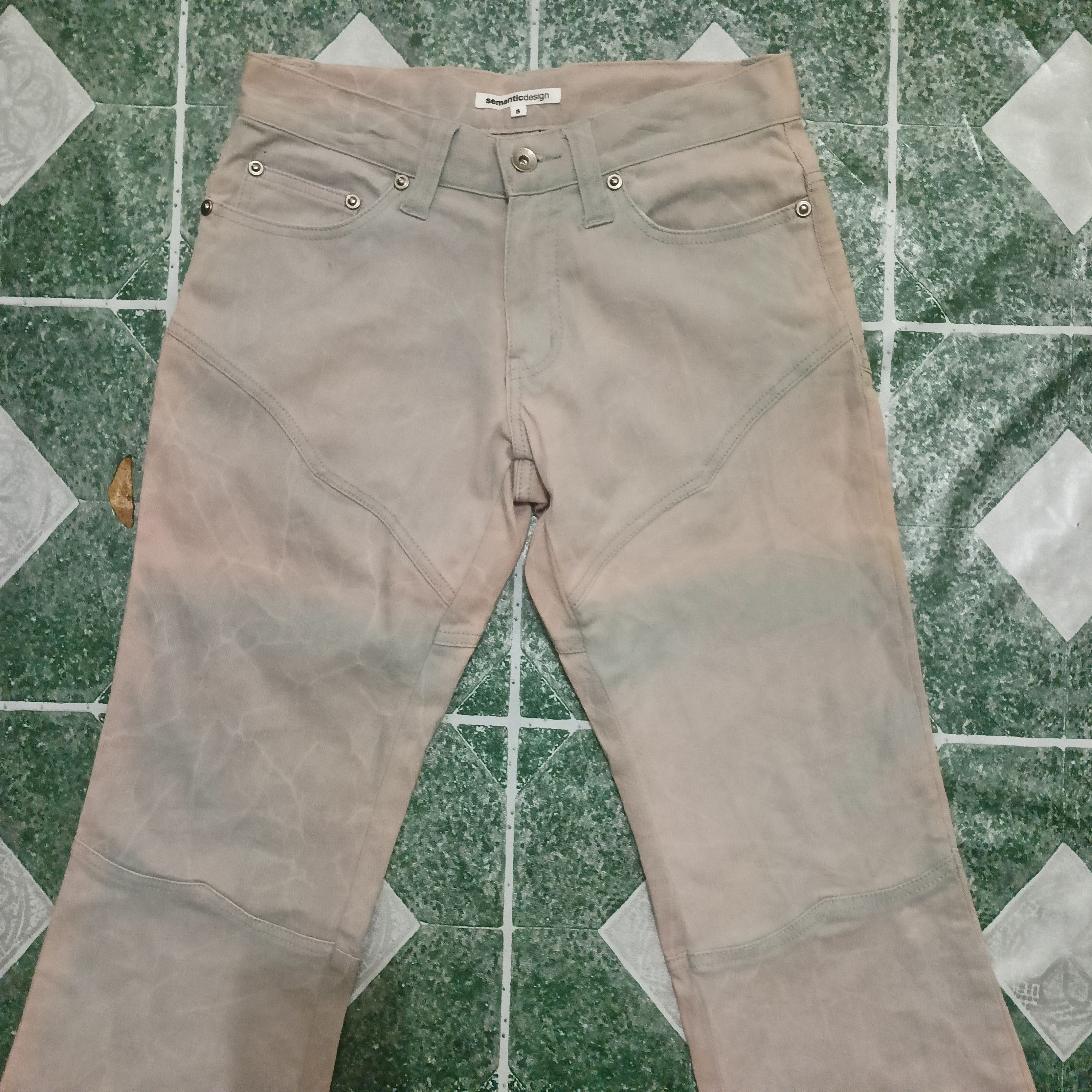 If Six Was Nine Rare Semantic Design Flared Pants Bootcut two tons colour Size US 29 - 3 Thumbnail