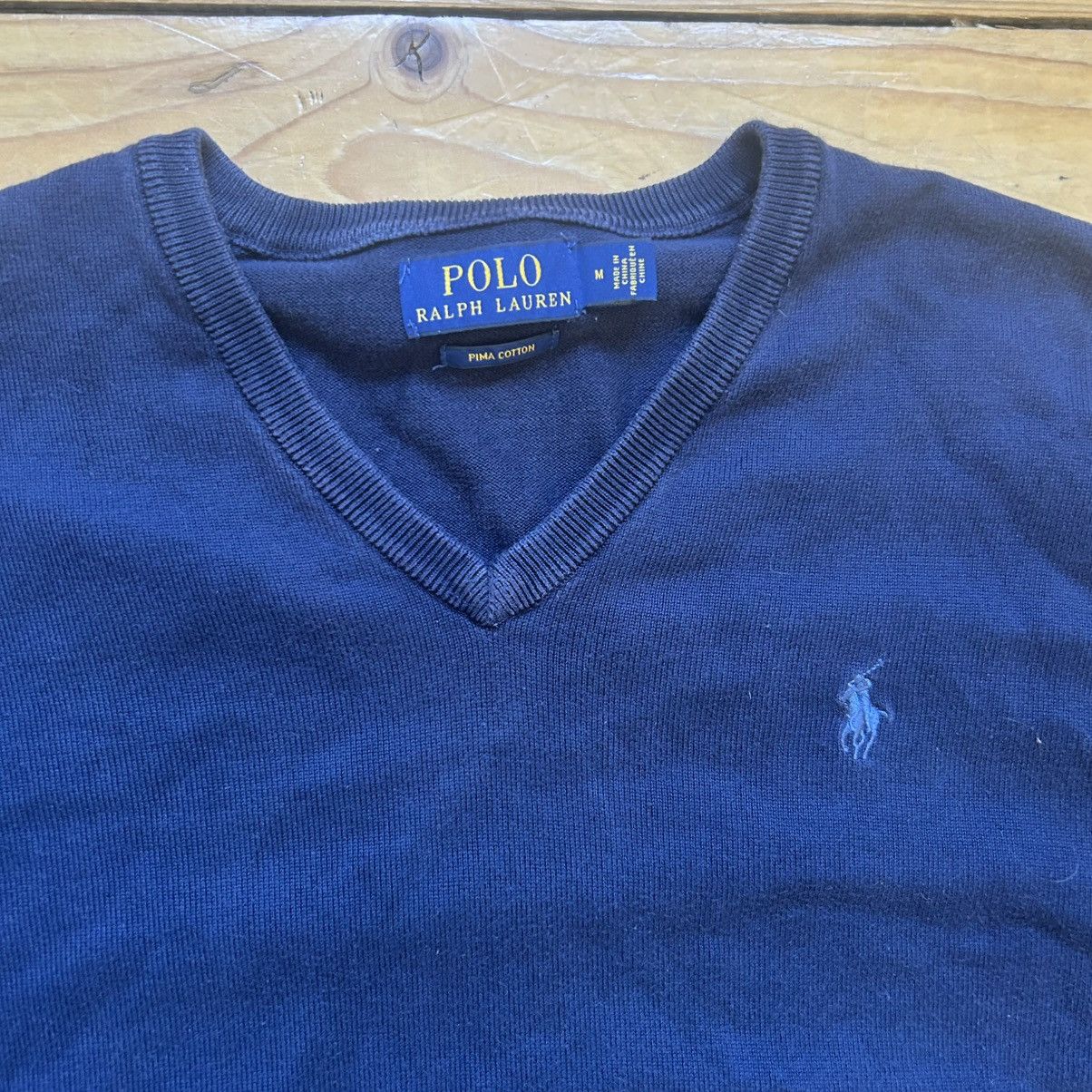 Polo Ralph Lauren Polo Ralph Lauren V-Neck Sweater Size US M / EU 48-50 / 2 - 3 Thumbnail