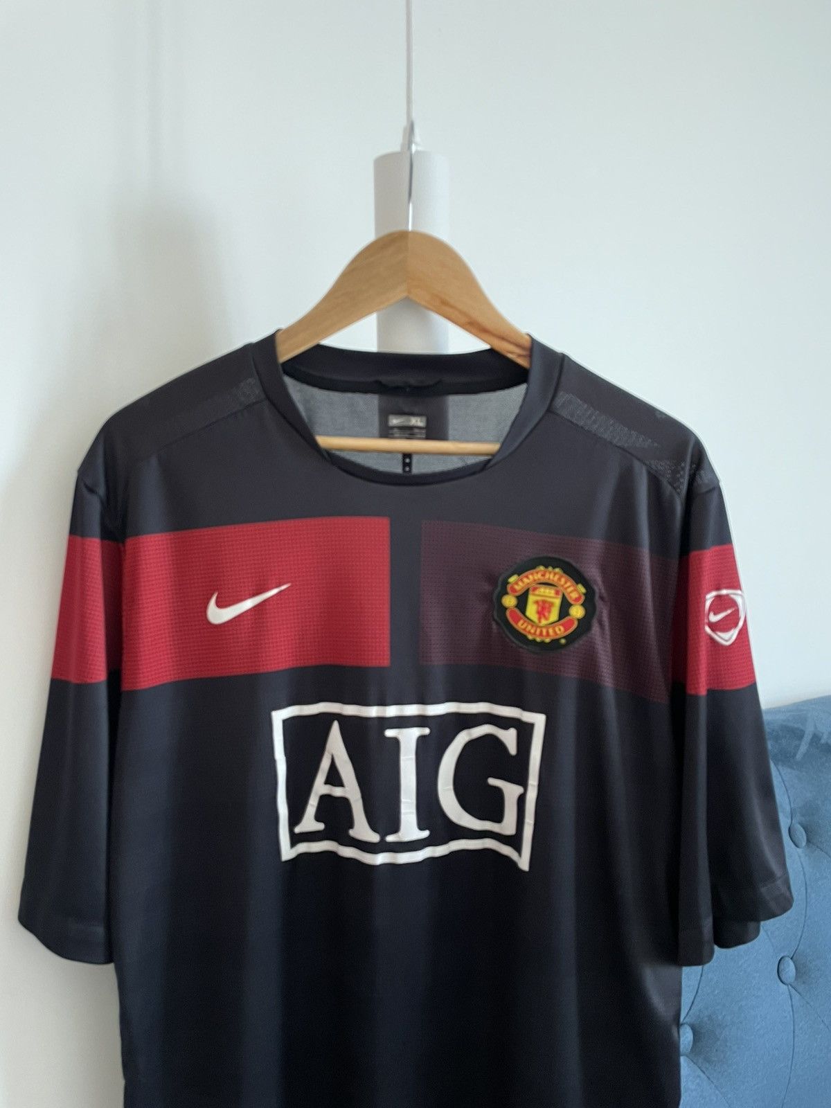 Nike Vintage Nike Manchester United 2009/2010 Football Shirt RARE Size US XL / EU 56 / 4 - 3 Thumbnail