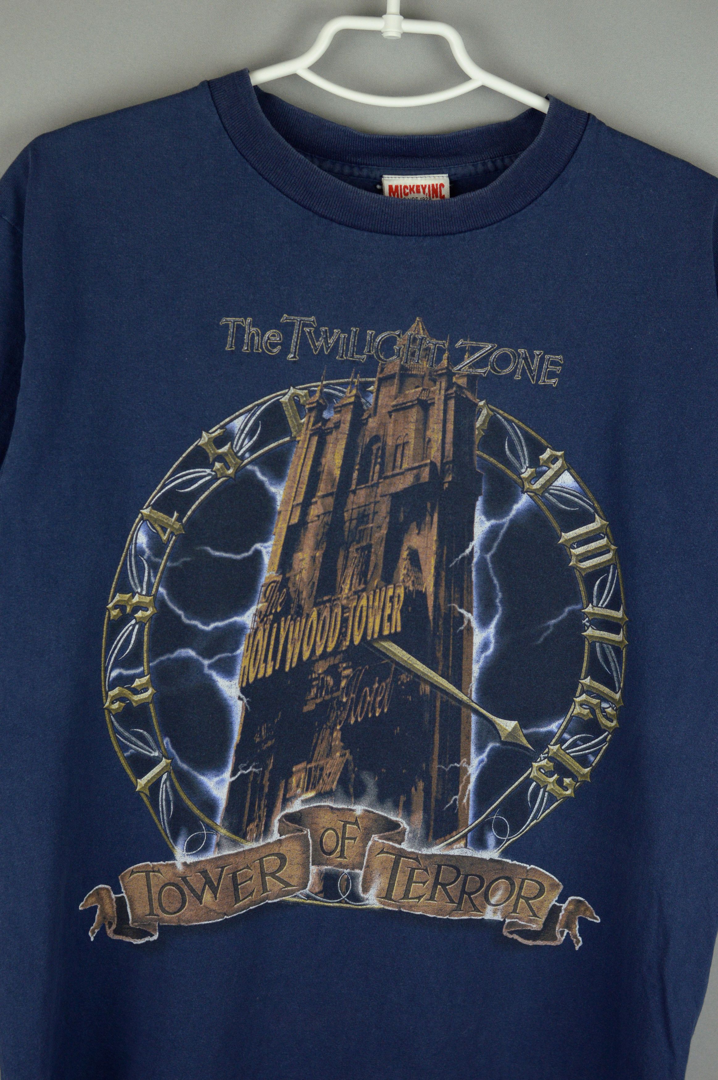Mickey Inc × Vintage Vintage The Twilight Zone Tower Of Terror 90s t shirt Size US L / EU 52-54 / 3 - 2 Thumbnail