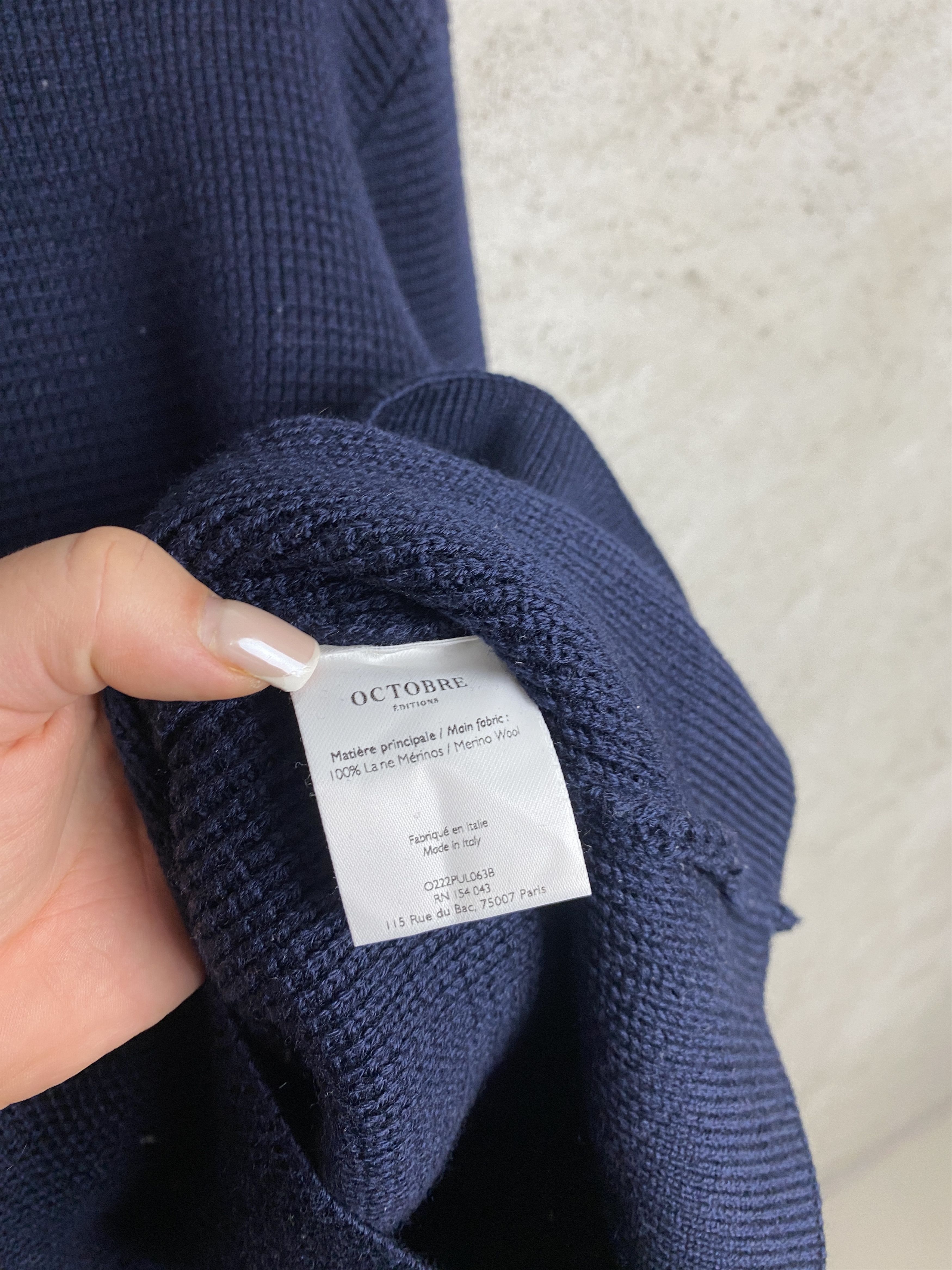Other Octobre Editions heavy wool sweater knitwear jumper Size US XL / EU 56 / 4 - 4 Thumbnail