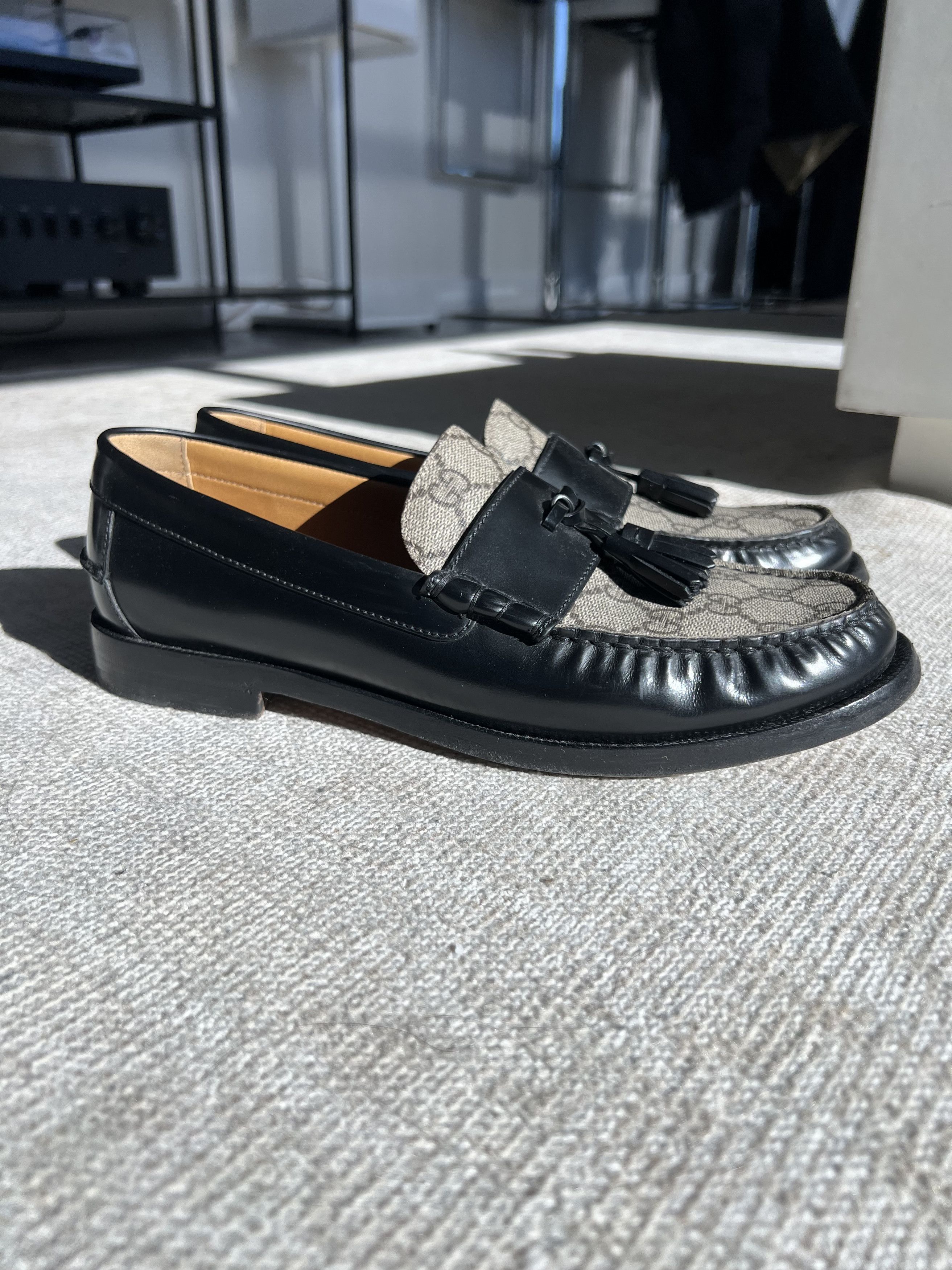 Gucci Gucci Millenial Ribot/GG Supreme Loafer Size US 8.5 / EU 41-42 - 4 Thumbnail
