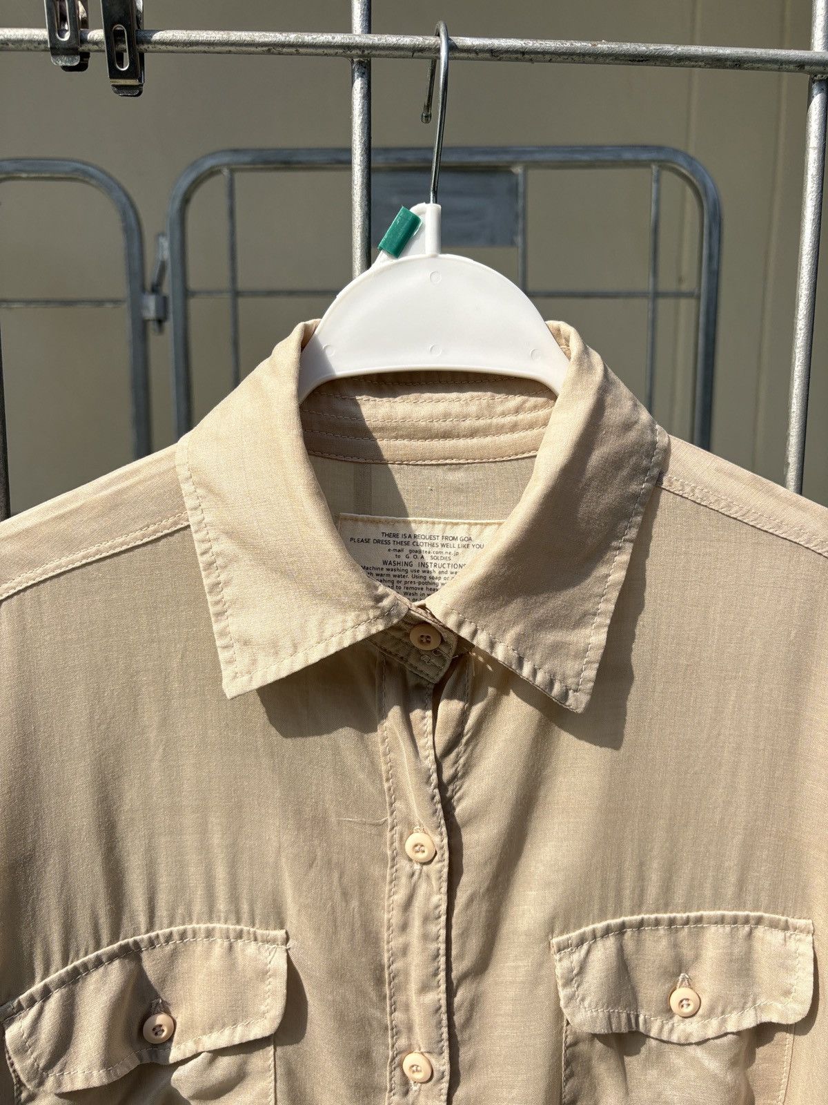 GOA G.O.A beige shirt Size ONE SIZE - 3 Thumbnail