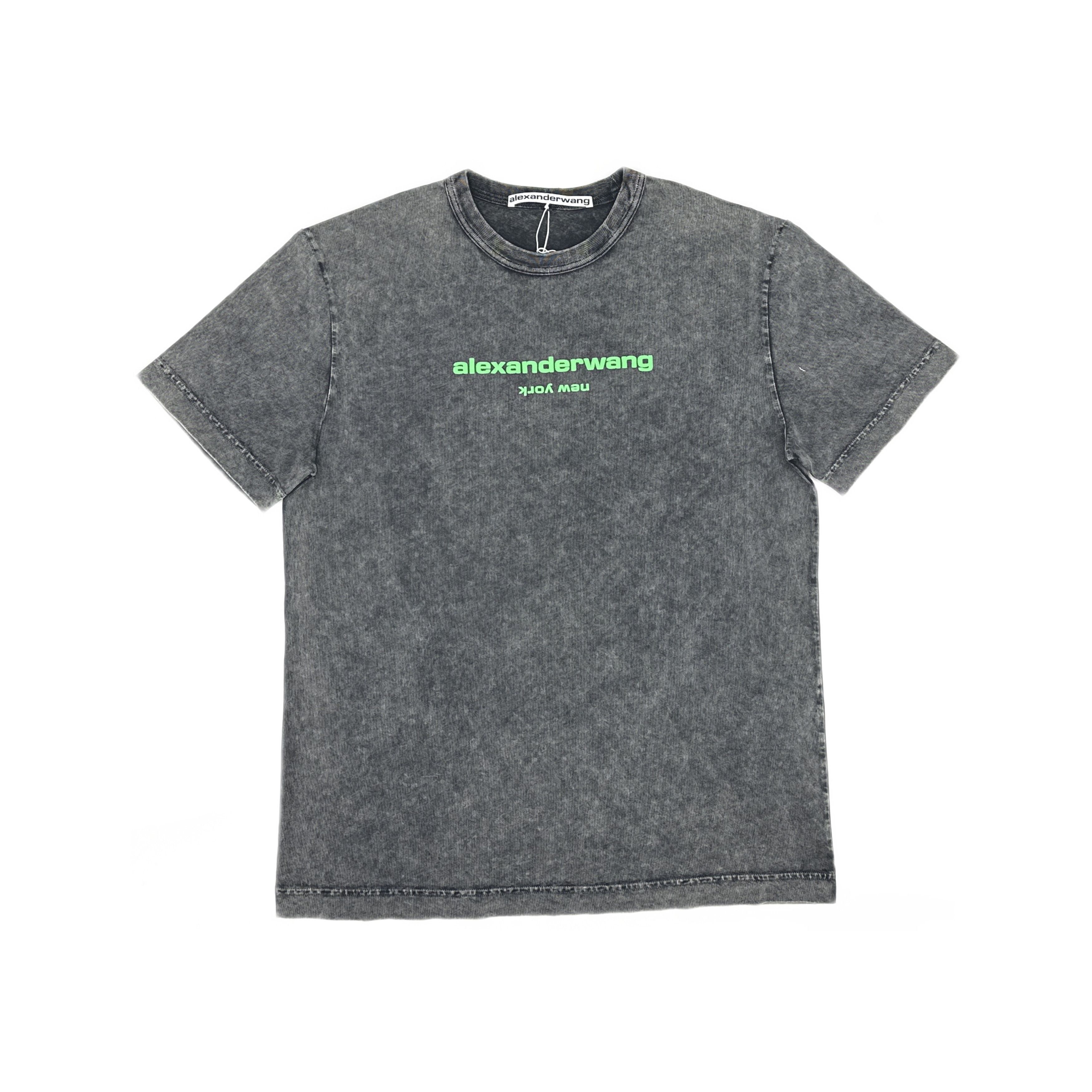 Alexander Wang Alexander Wang Acid Wash Logo T-Shirt Size L Size L / US 10 / IT 46 - 1 Thumbnail