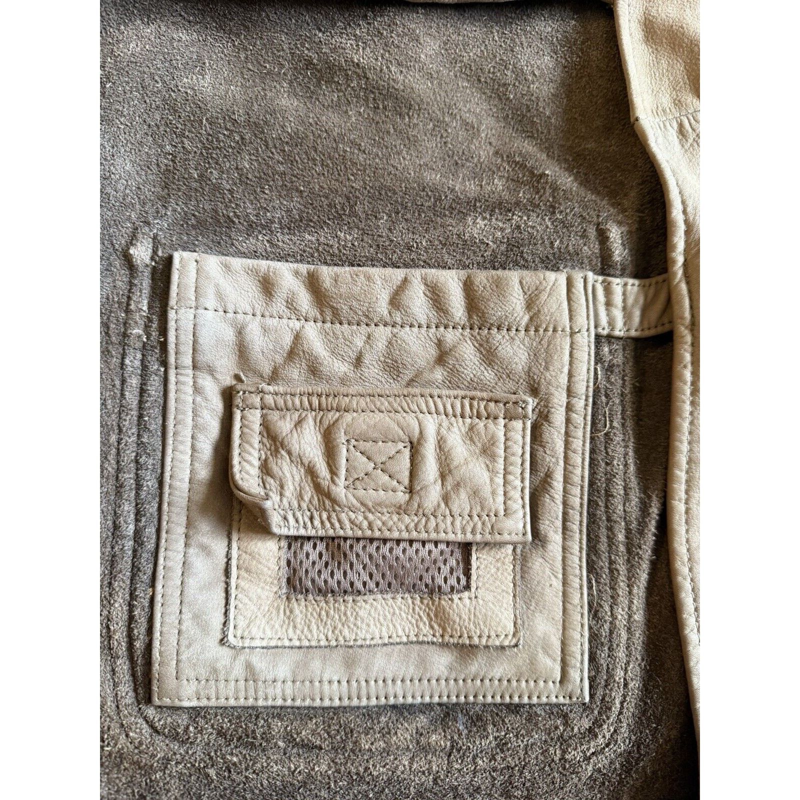 Orvis Vintage Orvis Leather Bandera Suede Blazer Mesh Lined Size US S / EU 44-46 / 1 - 10 Thumbnail