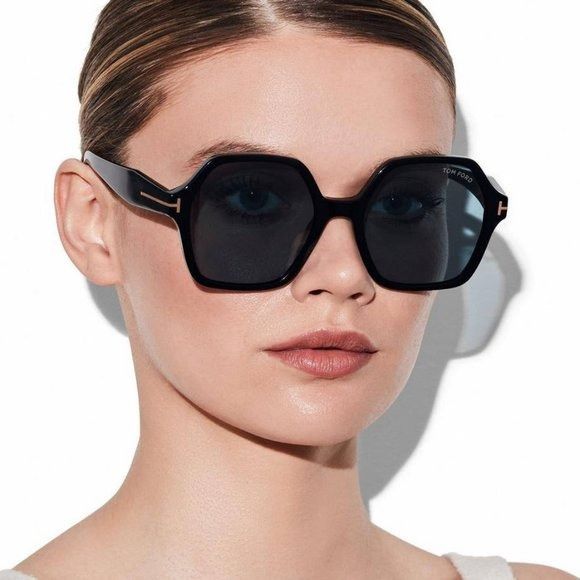 image of New Tom Ford Romy Ft1032-F 01A Sunglasses in Black, Women's