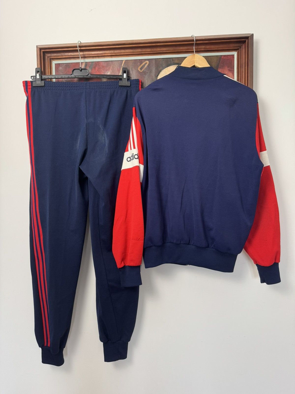 Adidas Vintage 80s Adidas Track Suit Full Set Og Hype Rare Sport Size US M / EU 48-50 / 2 - 3 Thumbnail