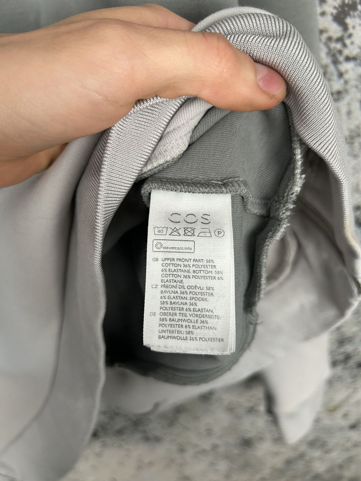 Cos COS Basic Scandi Crewneck Designer Minimalist Size US L / EU 52-54 / 3 - 7 Thumbnail