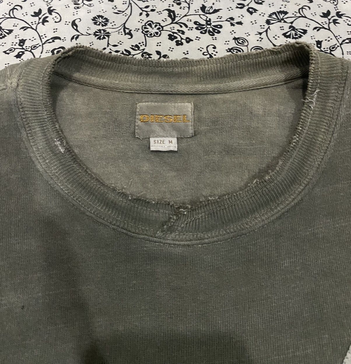 Diesel × Vintage vtg distressed diesel sweatshirt Size US M / EU 48-50 / 2 - 6 Thumbnail