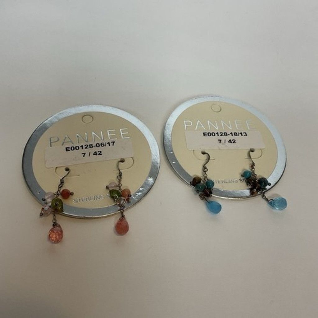 Other NWT Pannee Lot Of 2 Dangle Drop Bead/Beaded Crystal Earrings Size ONE SIZE - 2 Thumbnail