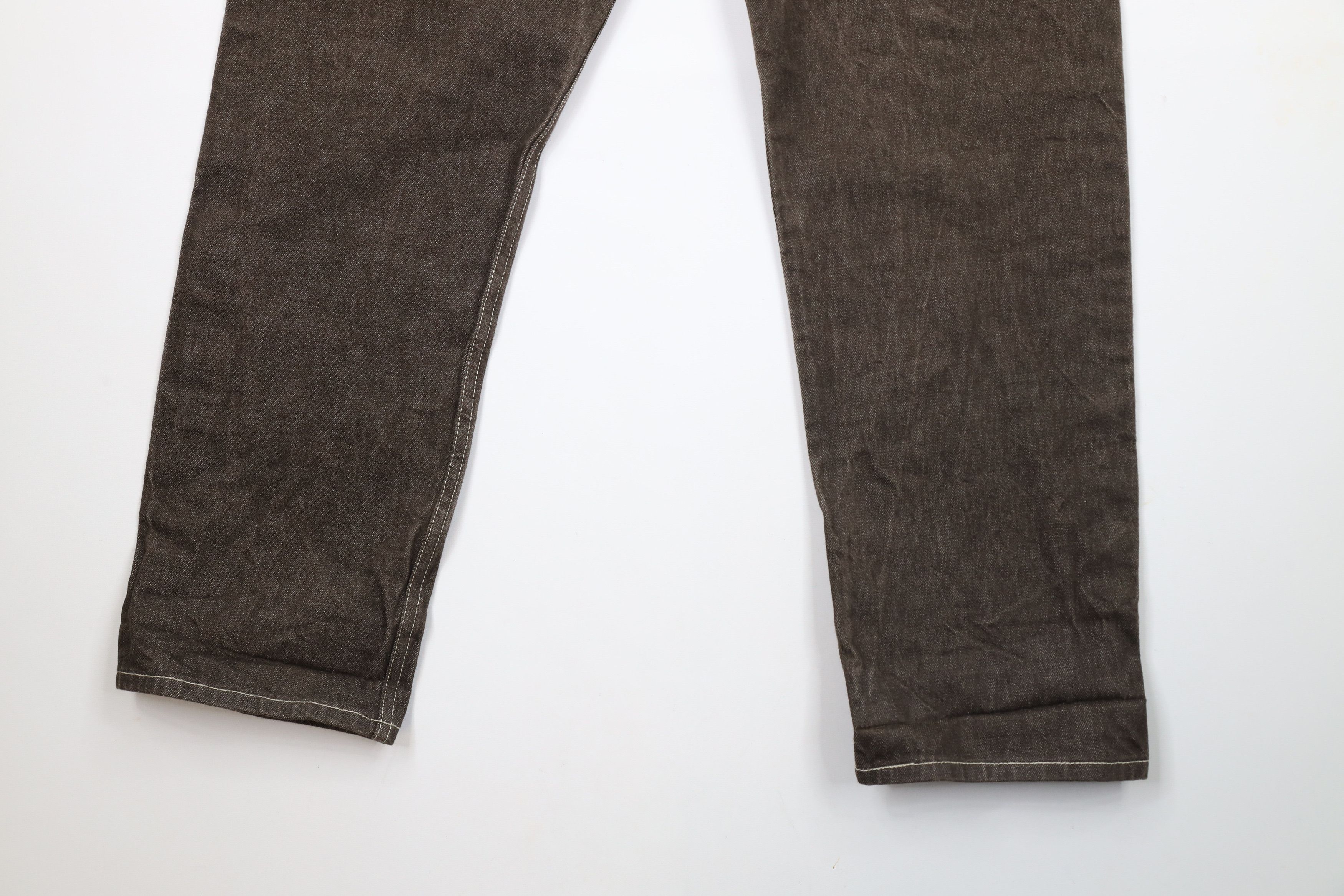 Levi's × Vintage Vintage Y2K Levis 501xx Original Straight Leg Jeans Brown Size US 34 / EU 50 - 11 Thumbnail