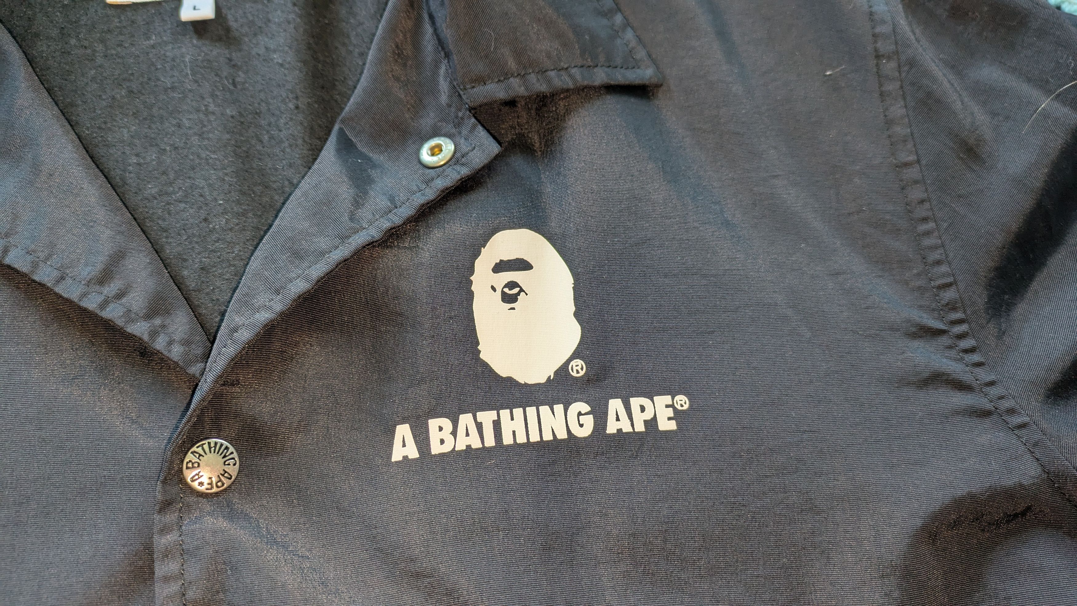 Bape Ape Strong Together Coach Jacket Size US M / EU 48-50 / 2 - 2 Thumbnail