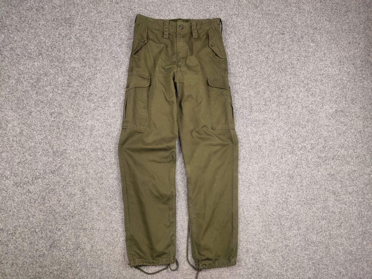 Japanese Brand Vintage Heavyweight Combat Military Green Cargo Army Pants Size US 32 / EU 48 - 6 Thumbnail