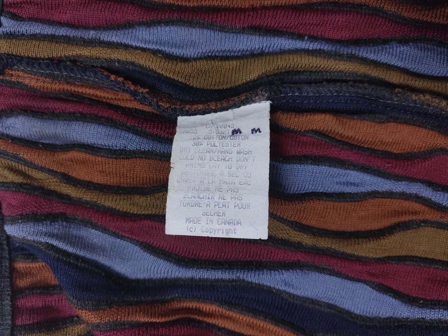 Coogi × Tundra Canada × Vintage Vintage 90’s Tundra Knit Rainbow boxy distressed Sweater Size US M / EU 48-50 / 2 - 9 Thumbnail