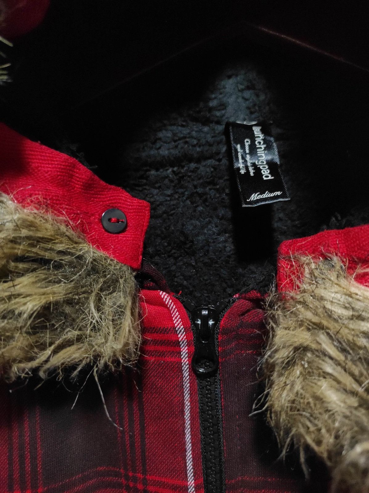Japanese Brand Launching Pad Plaid zip fur hoodie ifsix LGB style Size US M / EU 48-50 / 2 - 6 Thumbnail