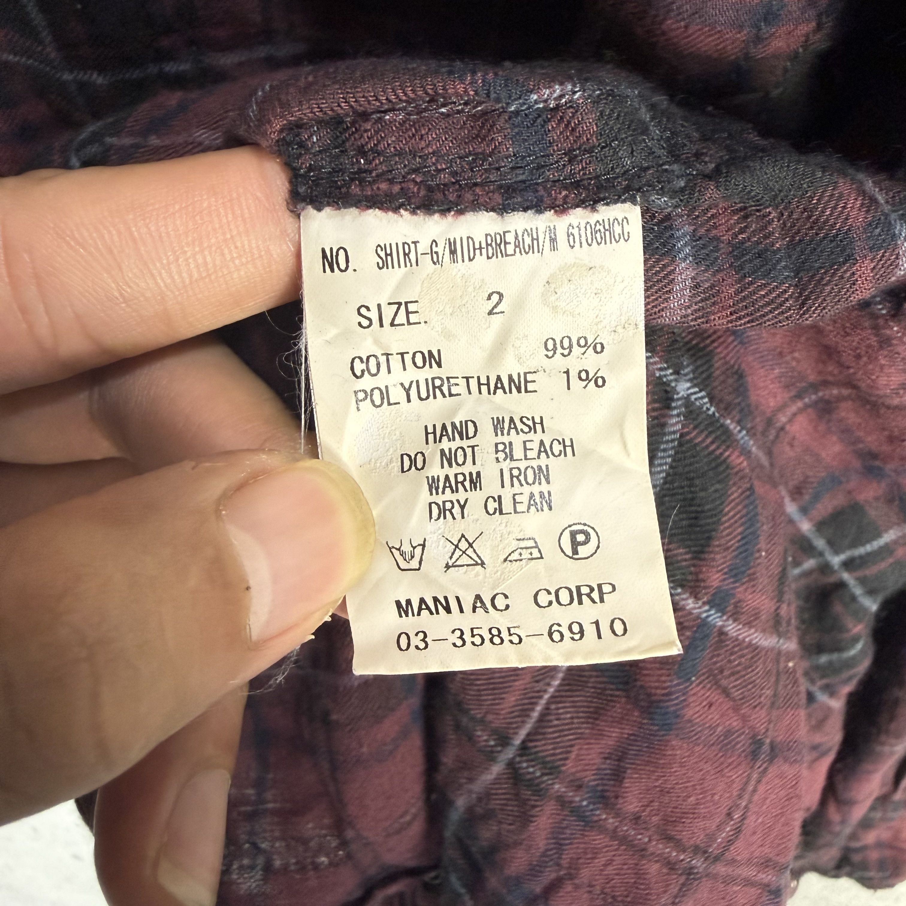 Le Grande Bleu (L.G.B.) LGB Plaid Tartan Shirt Size US M / EU 48-50 / 2 - 7 Thumbnail