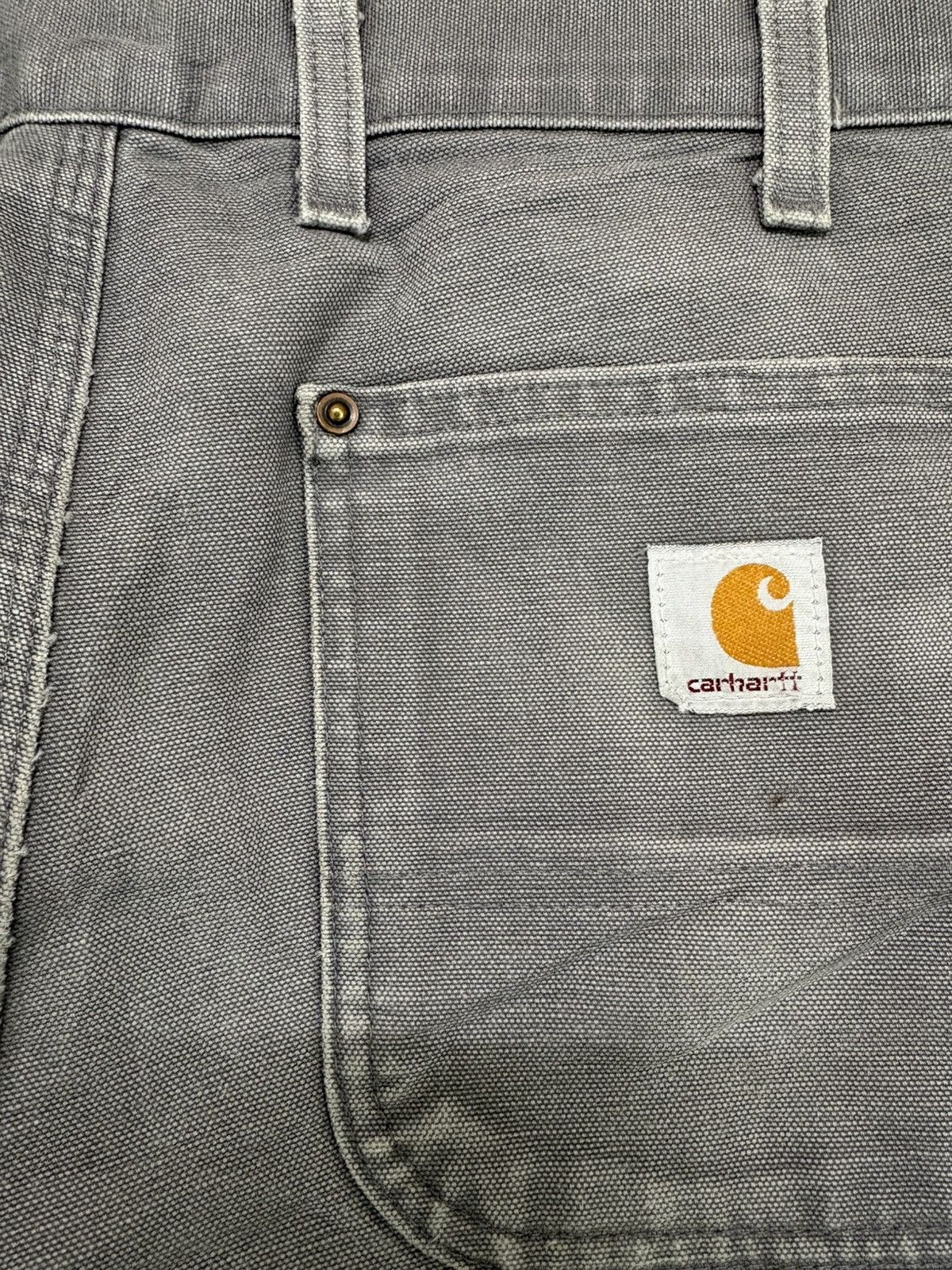 Carhartt Grey Carhartt Double Knee Pants - EB136039 Size US 34 / EU 50 - 5 Thumbnail
