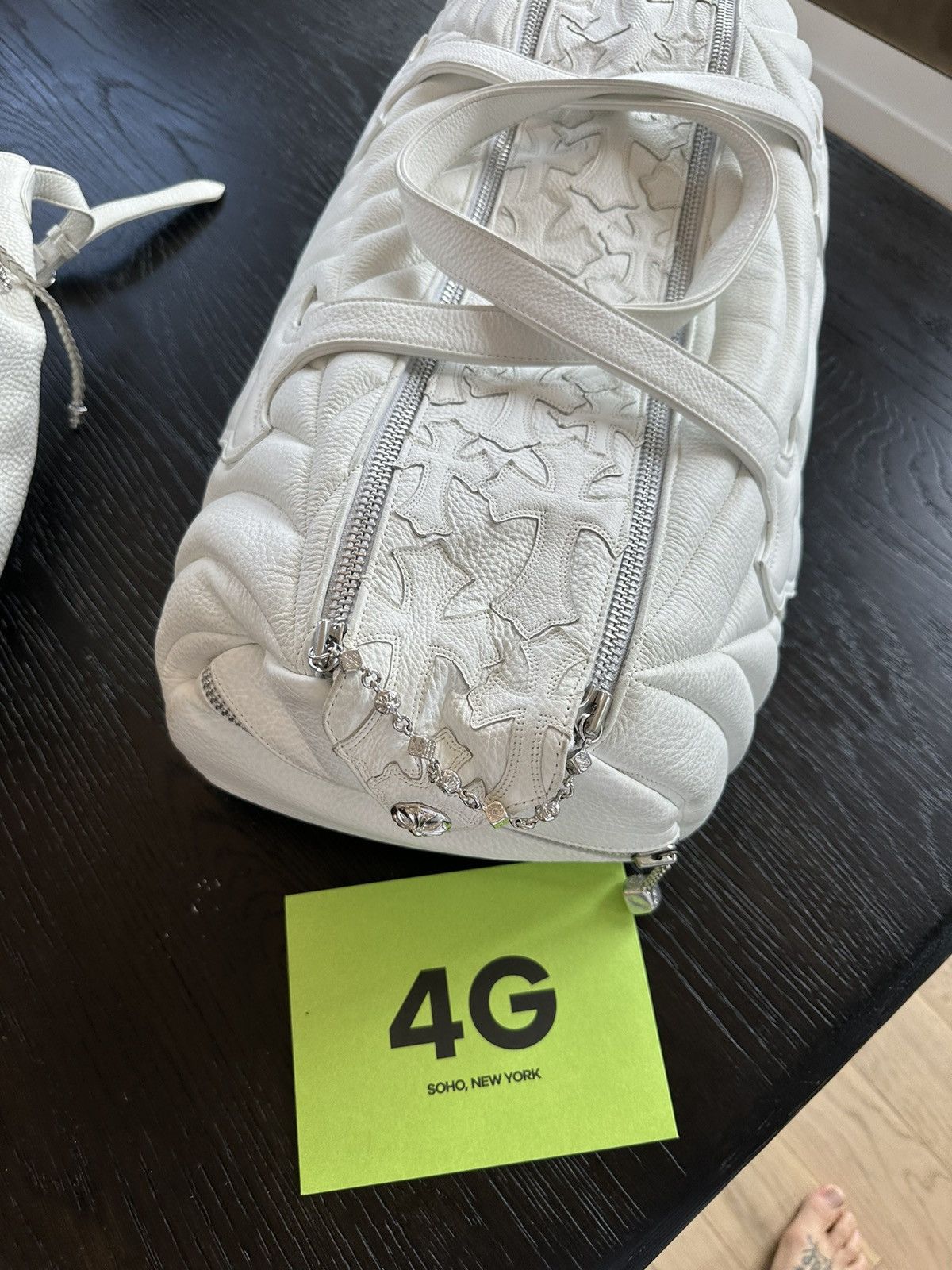 Chrome Hearts CHROME HEARTS 1/1 SPIDER WEB CROSS PATCH DICE DUFFLE BAG Size ONE SIZE - 15 Thumbnail