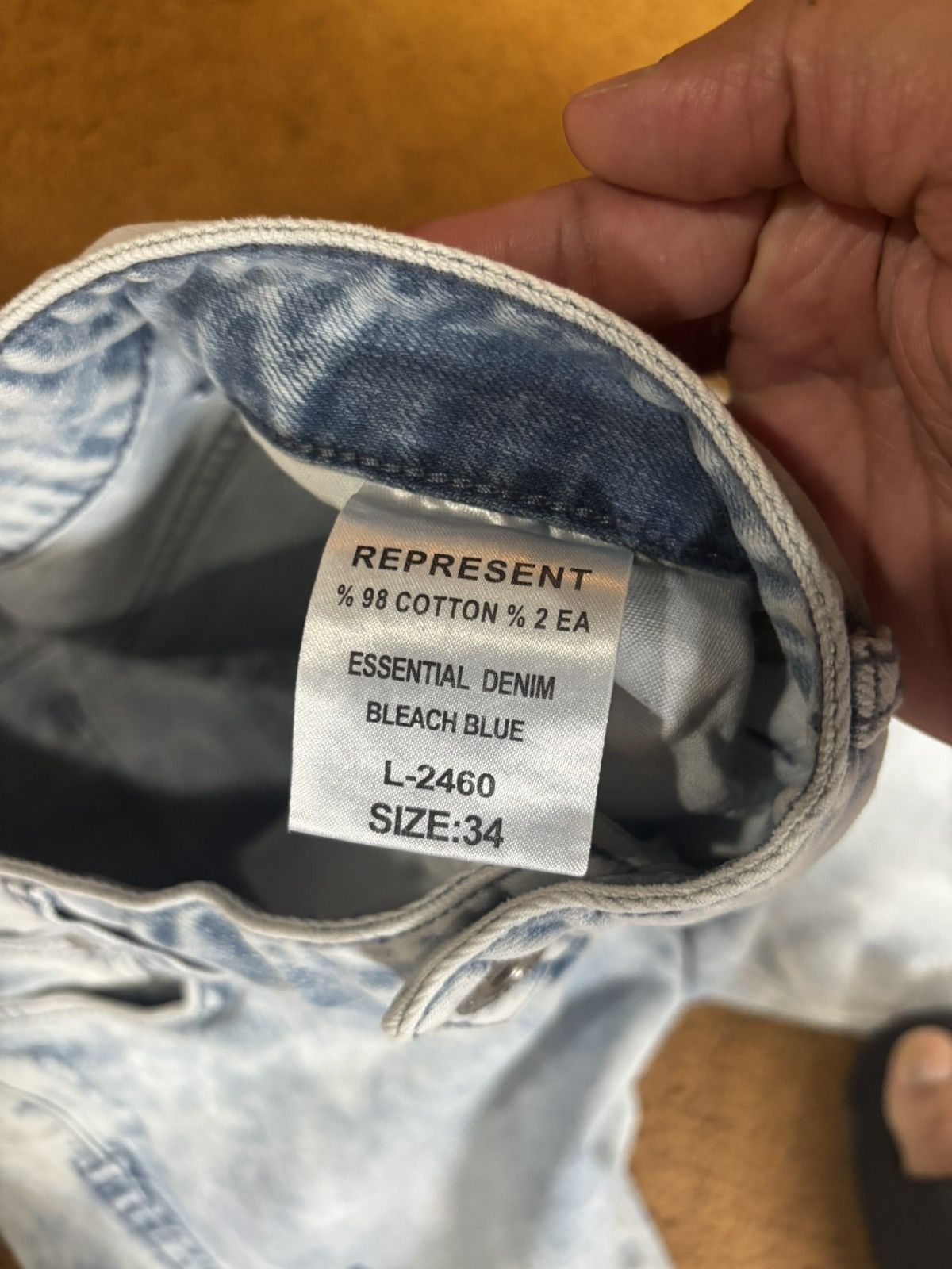 Represent Clo. Represent Clo. Bleach Blue Jeans Size US 34 / EU 50 - 4 Thumbnail