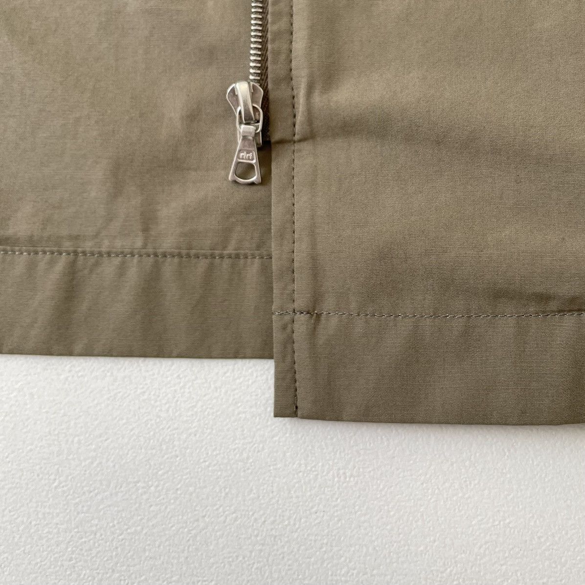 Dries Van Noten Sage Green Cotton ‘Zip Front’ Shirt Size US M / EU 48-50 / 2 - 9 Thumbnail