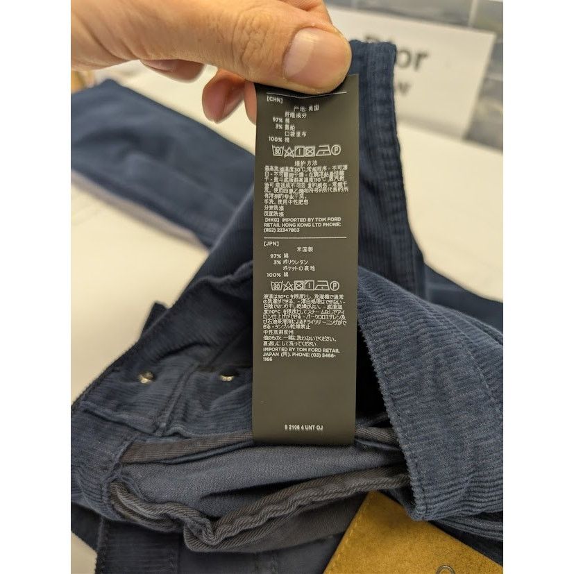 Tom Ford o1rshd1 Straight Denim Jeans in Blue Size US 33 - 21 Thumbnail