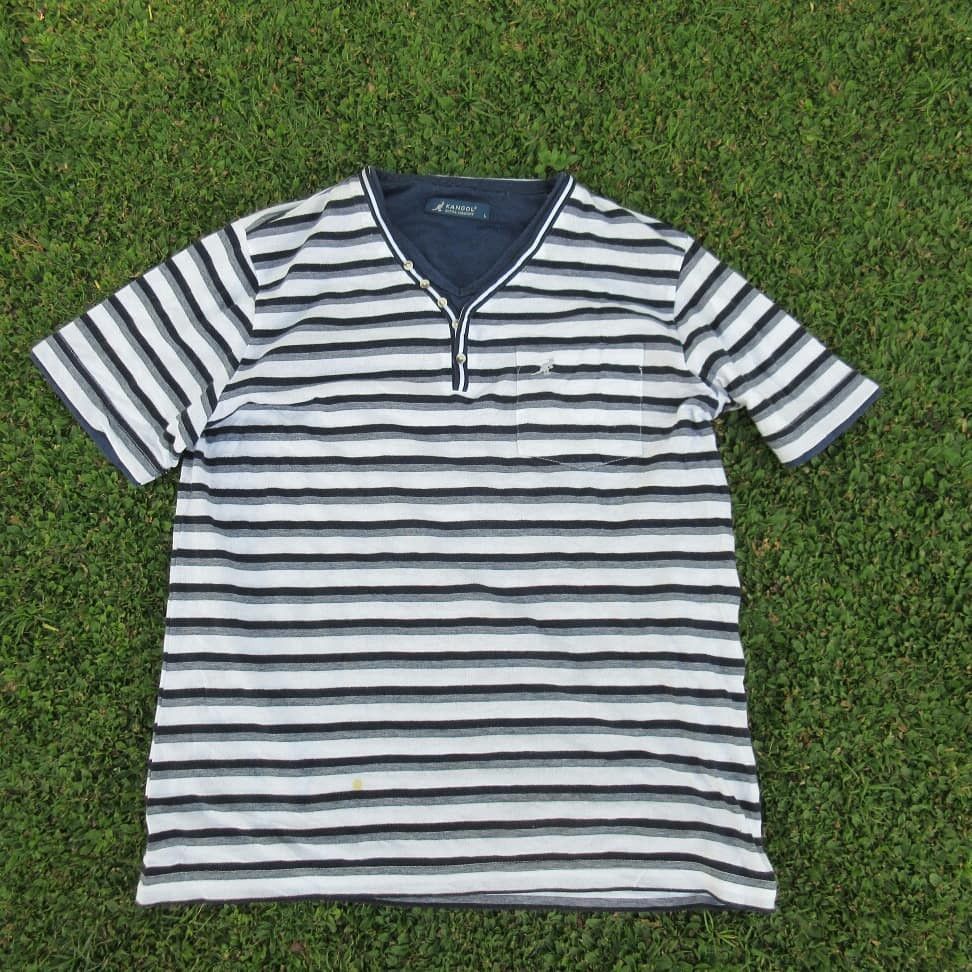 Kangol Kangol Stripes Grandad shirt Extra comfort to wear Size L Size US M / EU 48-50 / 2 - 1 Thumbnail
