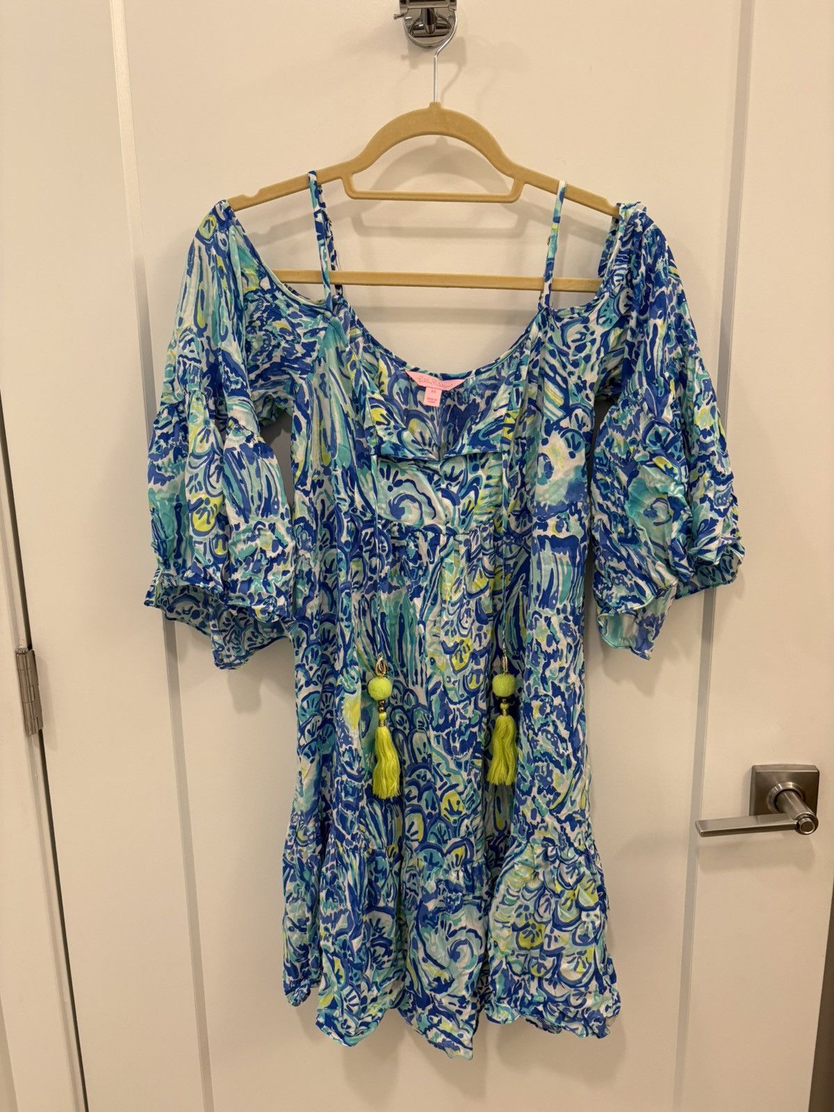 Lilly Pulitzer Lilly Pulitzer Alanna Swing Dress Blue Crush After Party XS Size XS / US 0-2 / IT 36-38 - 3 Thumbnail