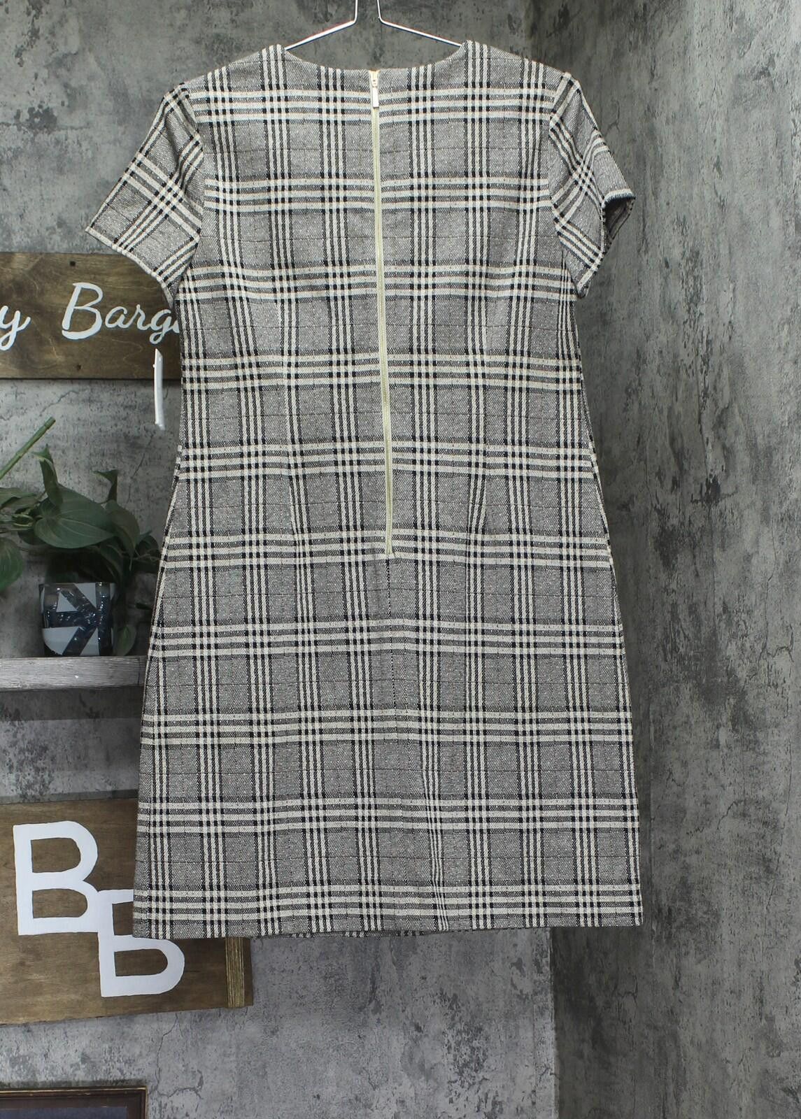 Calvin Klein Nwt Calvin Klein Sheath Dress Cd3pxc5t Khaki Multi 10 Size L / US 10 / IT 46 - 2 Thumbnail