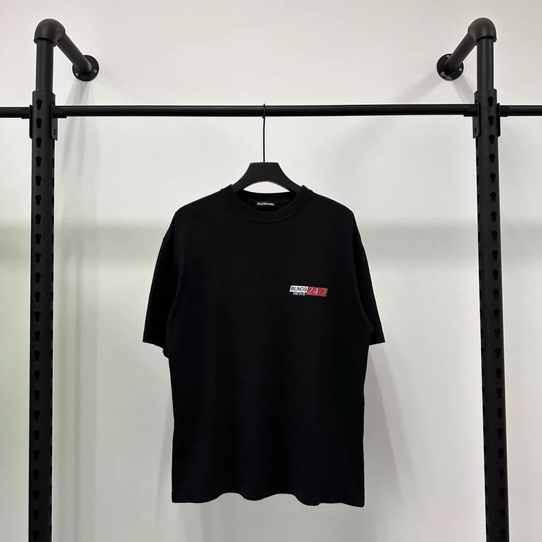Balenciaga Balenciaga SS20 24/7 press logo printed short sleeve T-shir Size US S / EU 44-46 / 1 - 1 Thumbnail