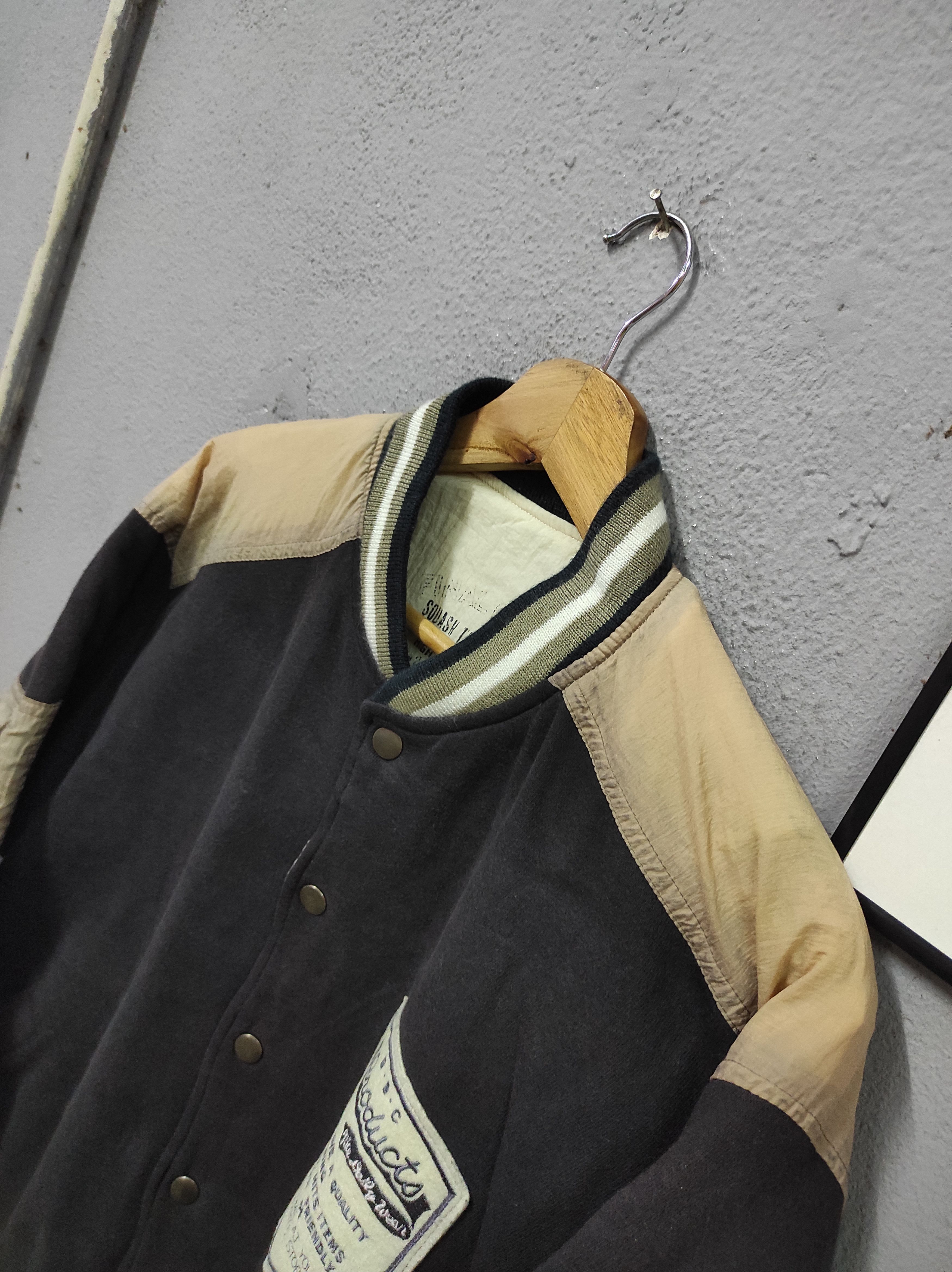 Vintage BRES BIS FINAL SQUASH TOURNAMENT VARSITY JACKET OVERSIZED Size S / US 4 / IT 40 - 4 Thumbnail