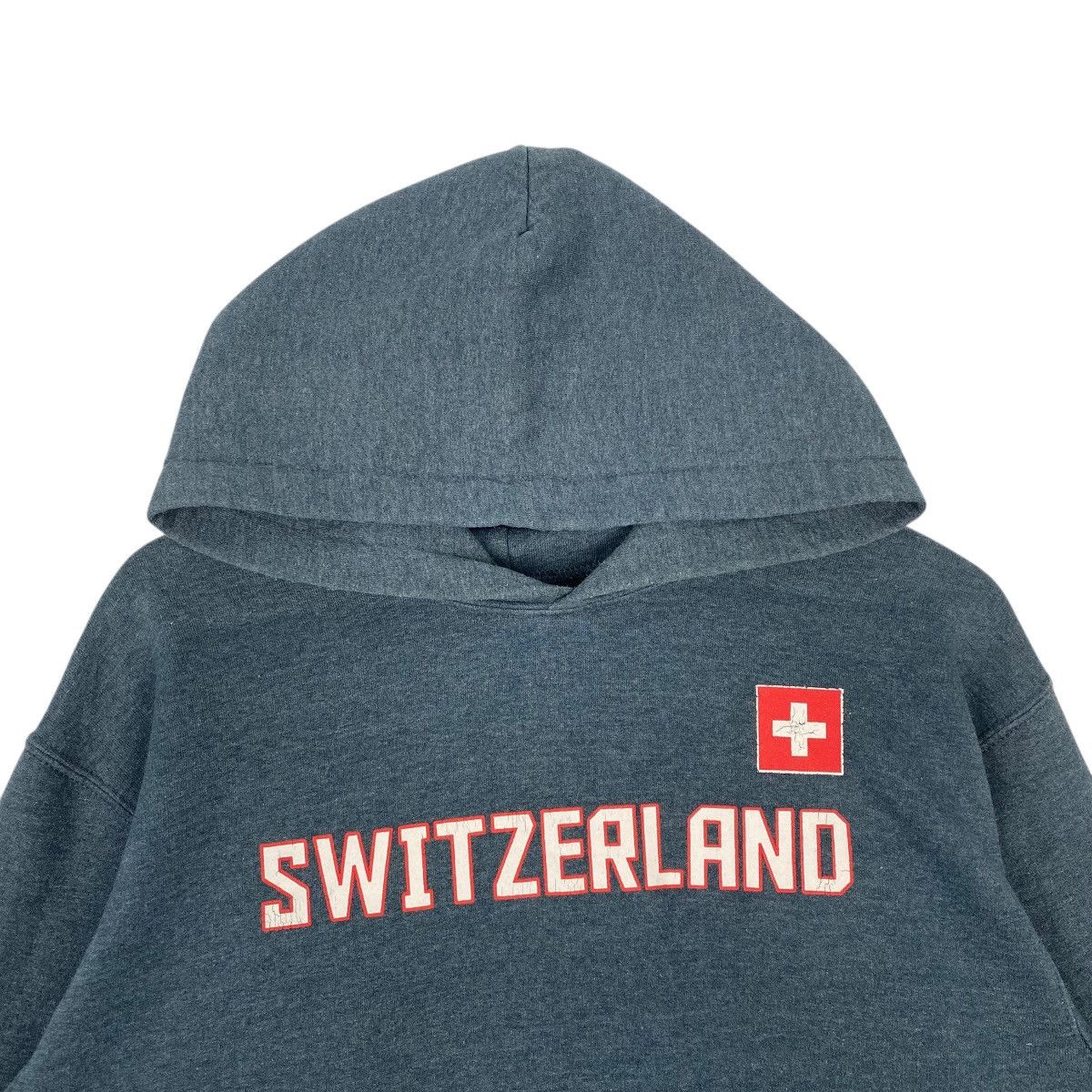 Other Vintage Switzerland Hoodie Sweater Dark Grey Big Logo Size S Size US S / EU 44-46 / 1 - 4 Thumbnail