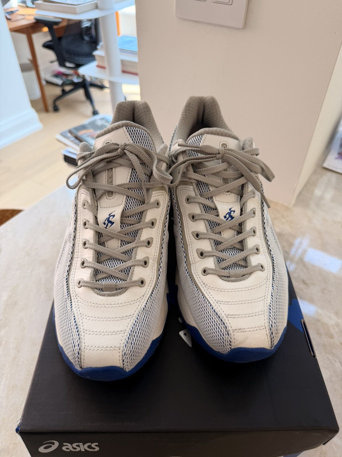 Asics × Kiko Kostadinov ASICS NOVALIS GEL-TEREMOA White/Blue (11) Size US 11 / EU 44 - 5 Thumbnail
