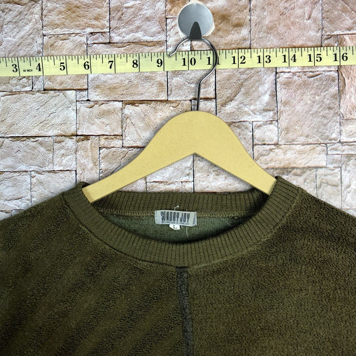 Homespun Knitwear × Japanese Brand Sunday Joy Green Knitwear #A675 Size M / US 6-8 / IT 42-44 - 4 Thumbnail
