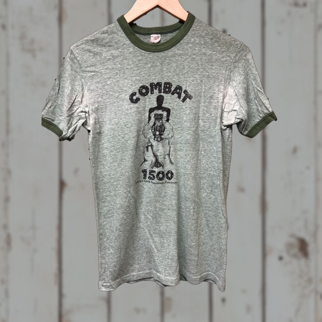 Hanes VINTAGE Hanes T-Shirt Green Small S Men Crew Neck Short Sleeve Gun Classic Vermont State Handgunner’s Association Green T-Shirt As Is Static? Size US S / EU 44-46 / 1 - 1 Thumbnail